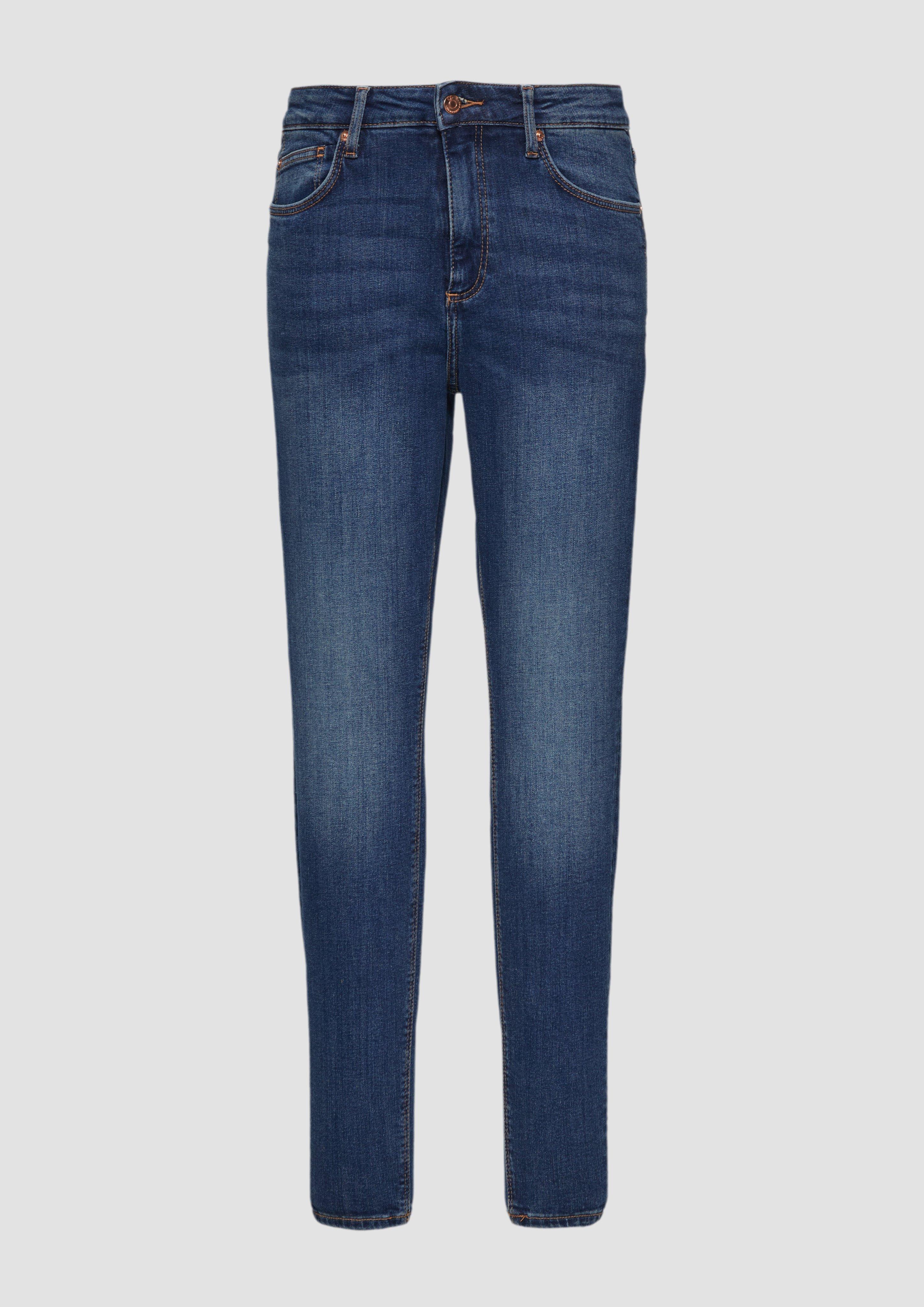 QS - Jeans Sadie / Skinny Fit / High Rise / Skinny Leg, Damen, blau