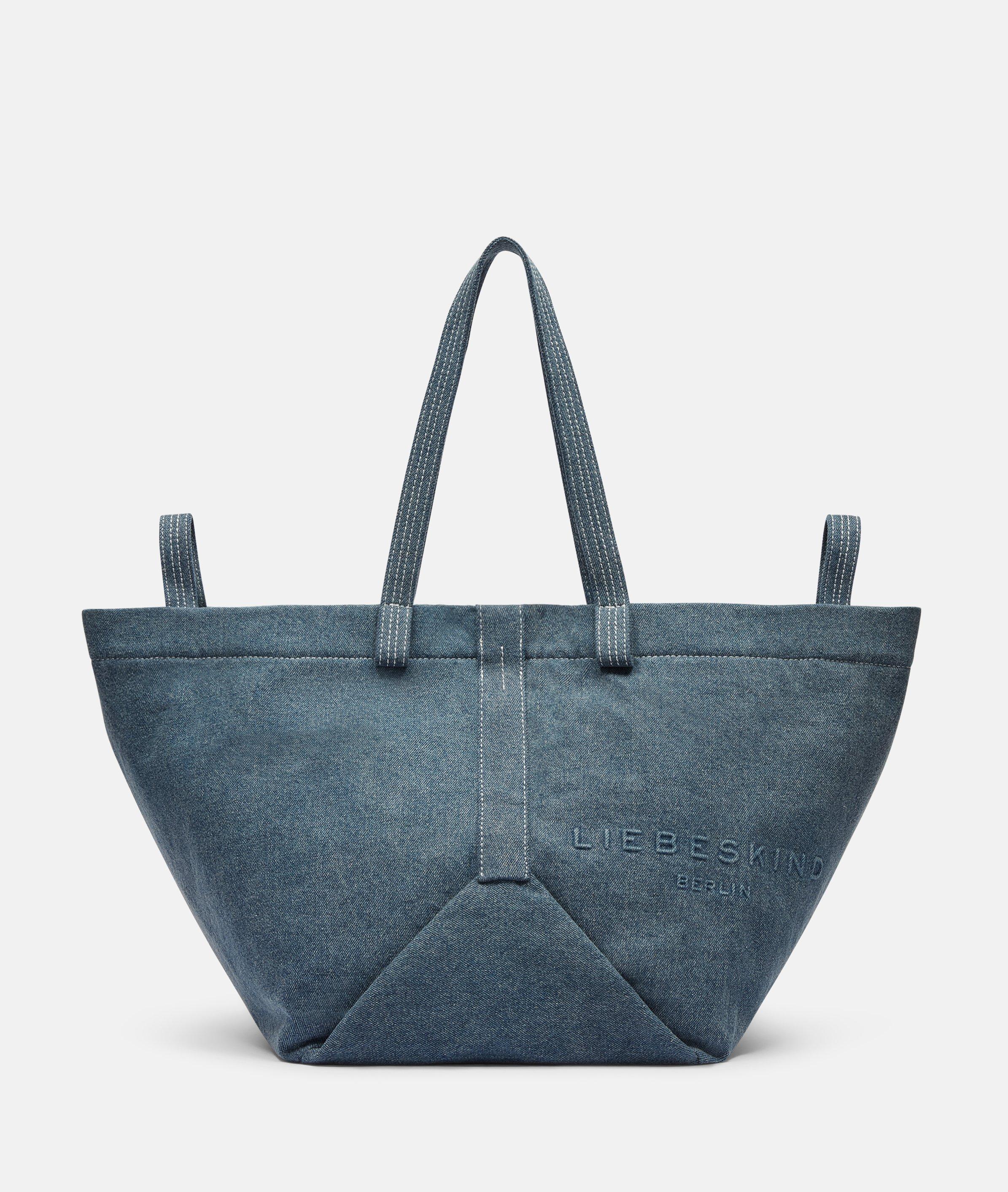 Liebeskind Berlin - Großer Shopper aus Denim -  blau