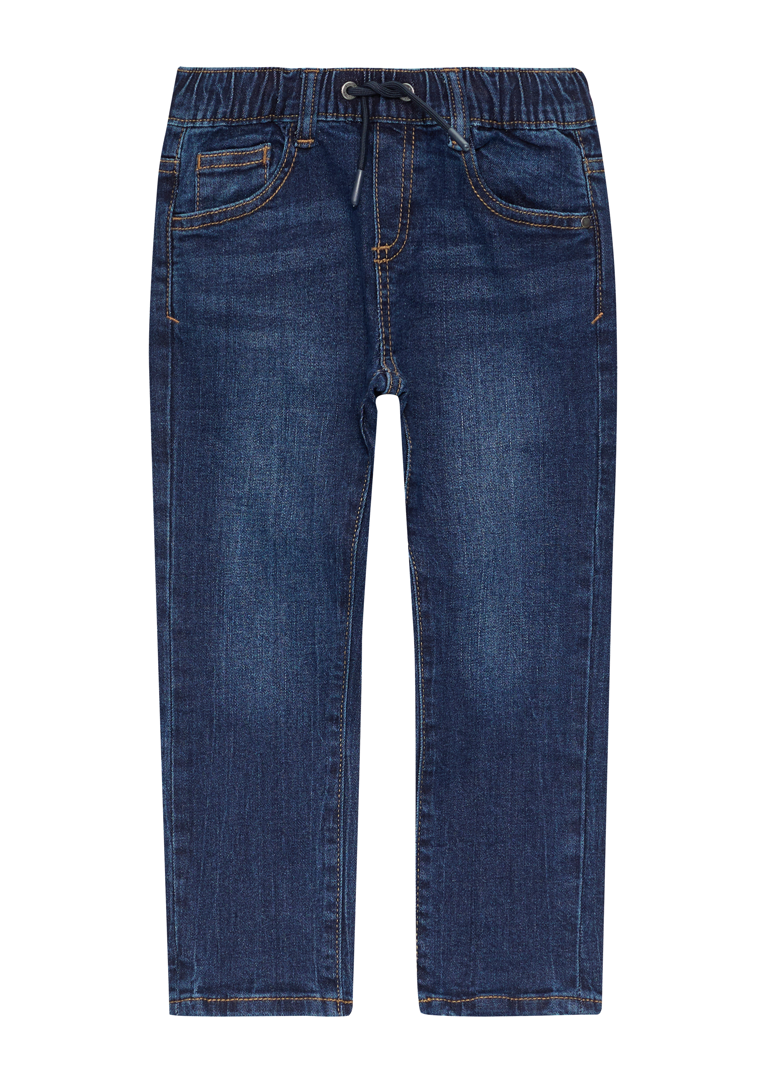 s.Oliver - Jogging-Jeans Pelle / Regular Fit / Mid Rise / Straight Leg, Kinder, blau