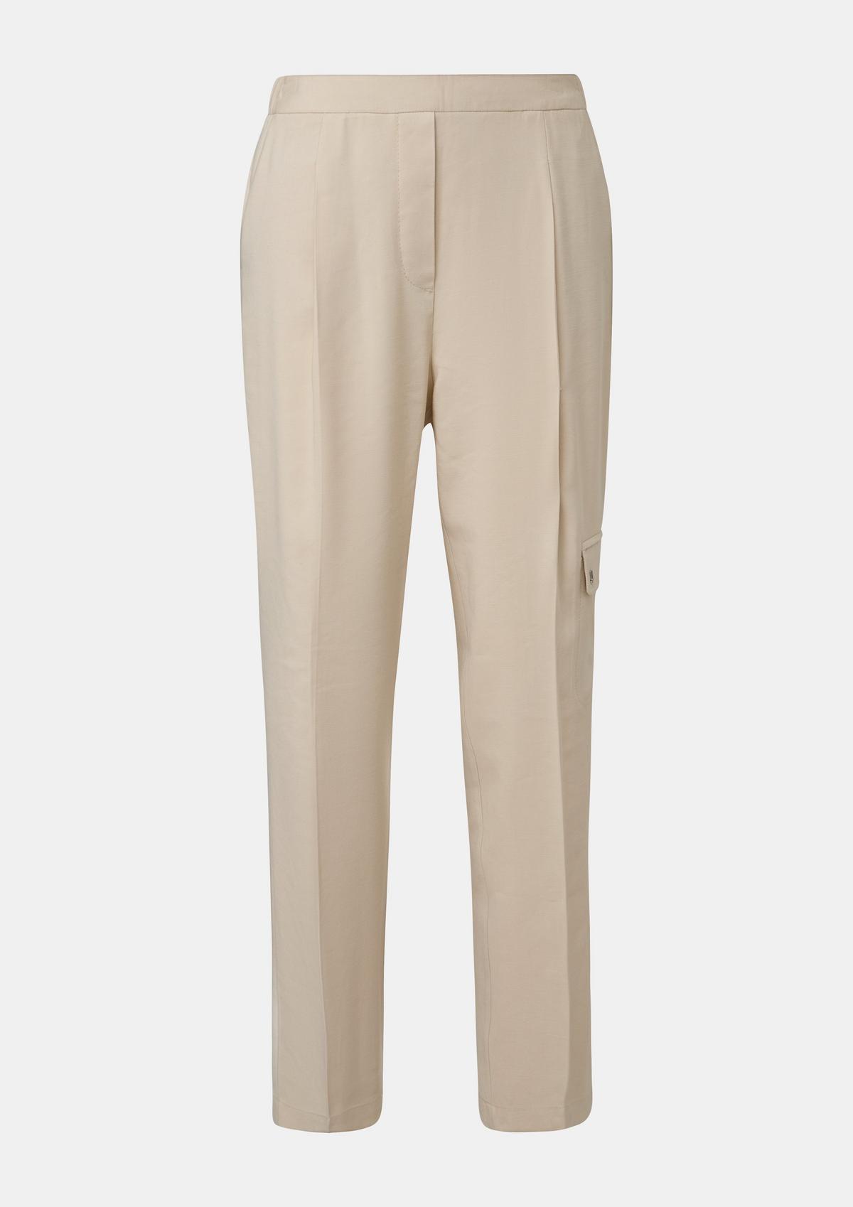 comma Regular: cargo-style twill trousers