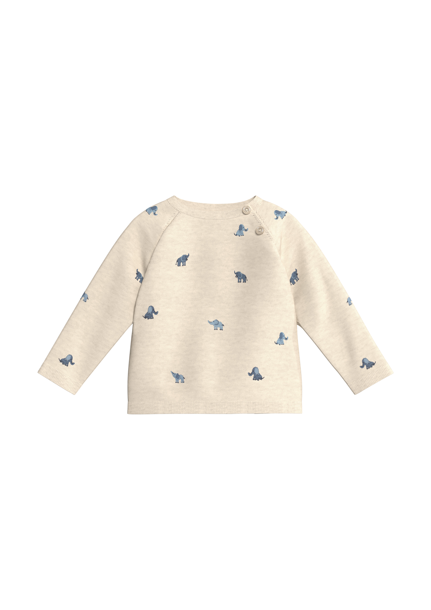 s.Oliver - Leichter Pullover mit gesticktem Muster, Babys, Beige