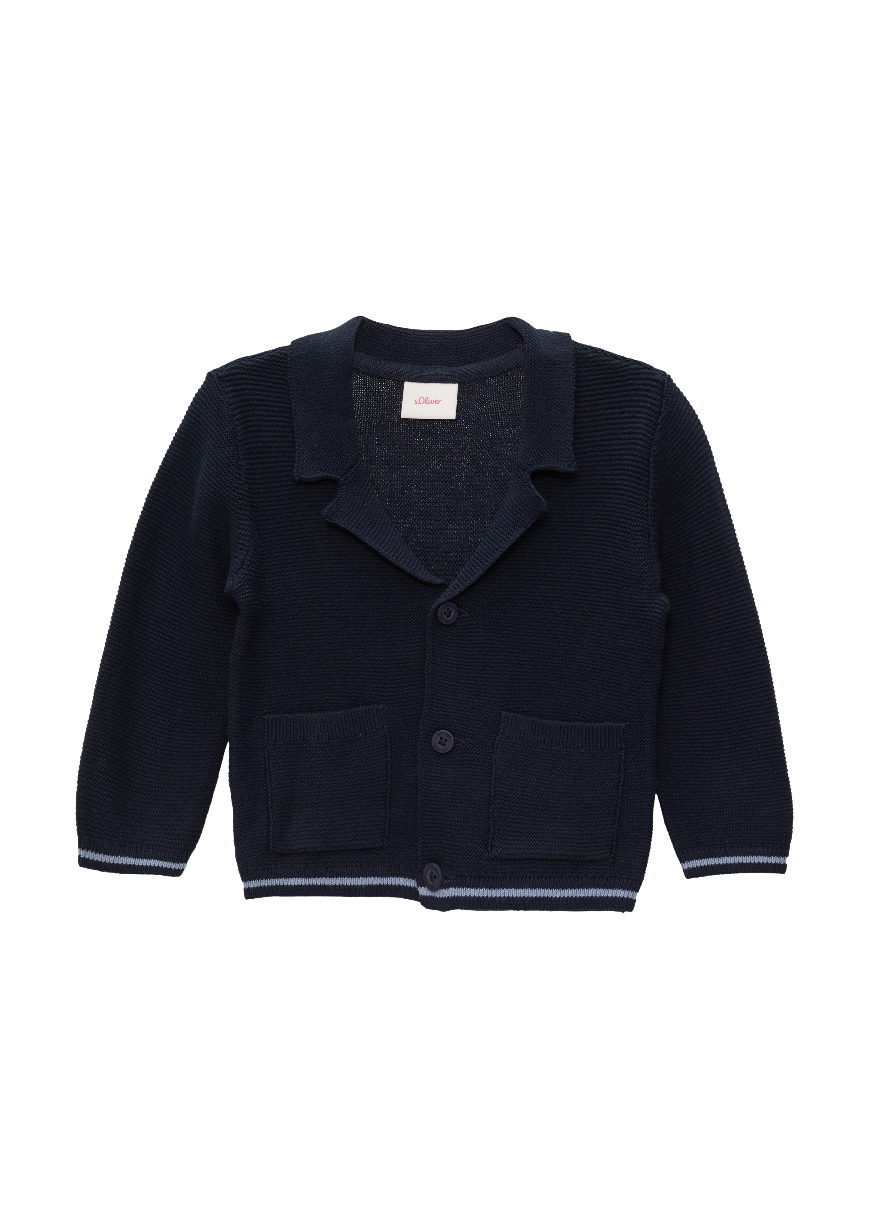 s.Oliver - Strickjacke mit Reverskragen, Babys, blau