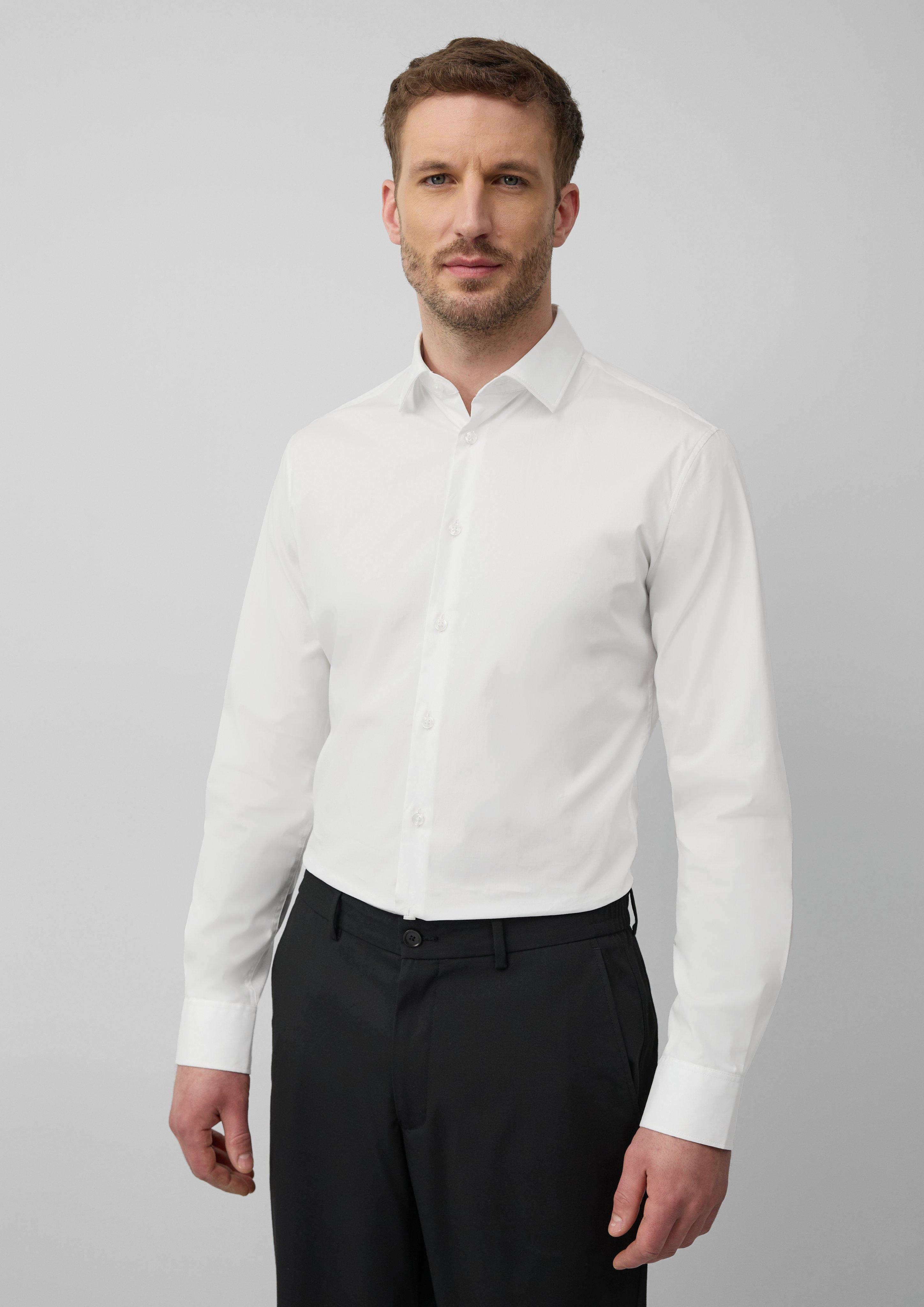 S.Oliver Tailored Fit: Businesshemd aus Baumwollstretch