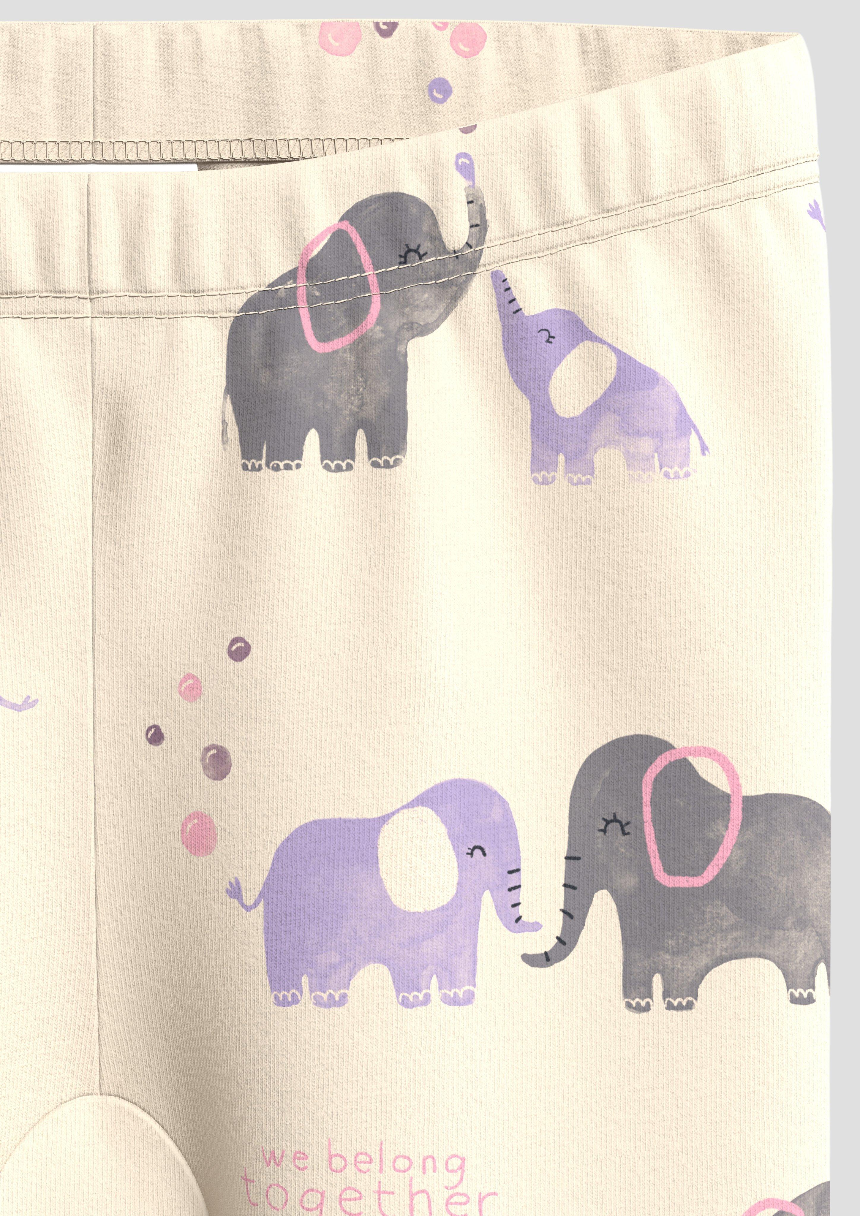 Leggings aus Baumwollstretch in 08A1 & 47A1