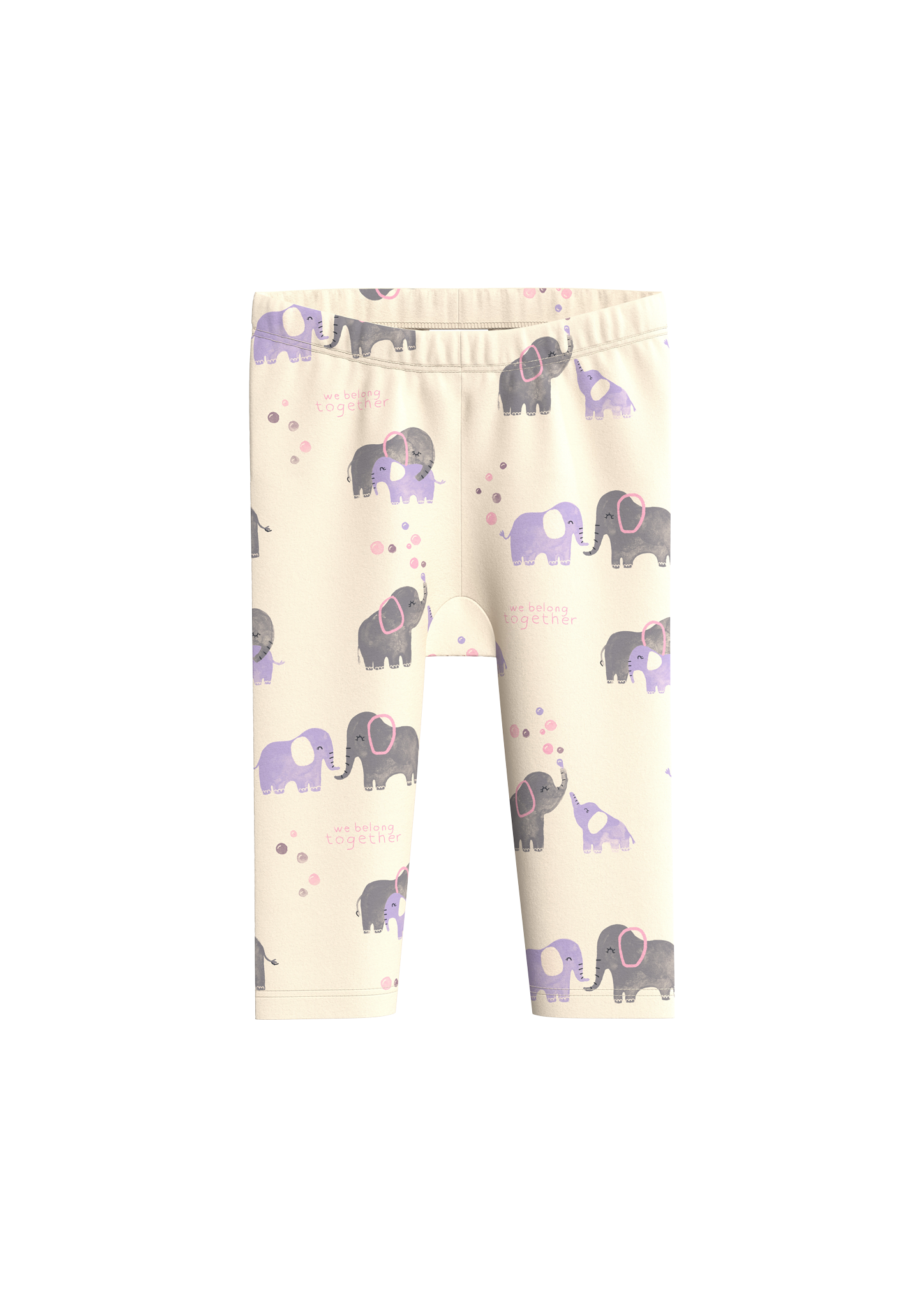 s.Oliver - Leggings aus Baumwollstretch mit All-over-Print, Babys, Beige