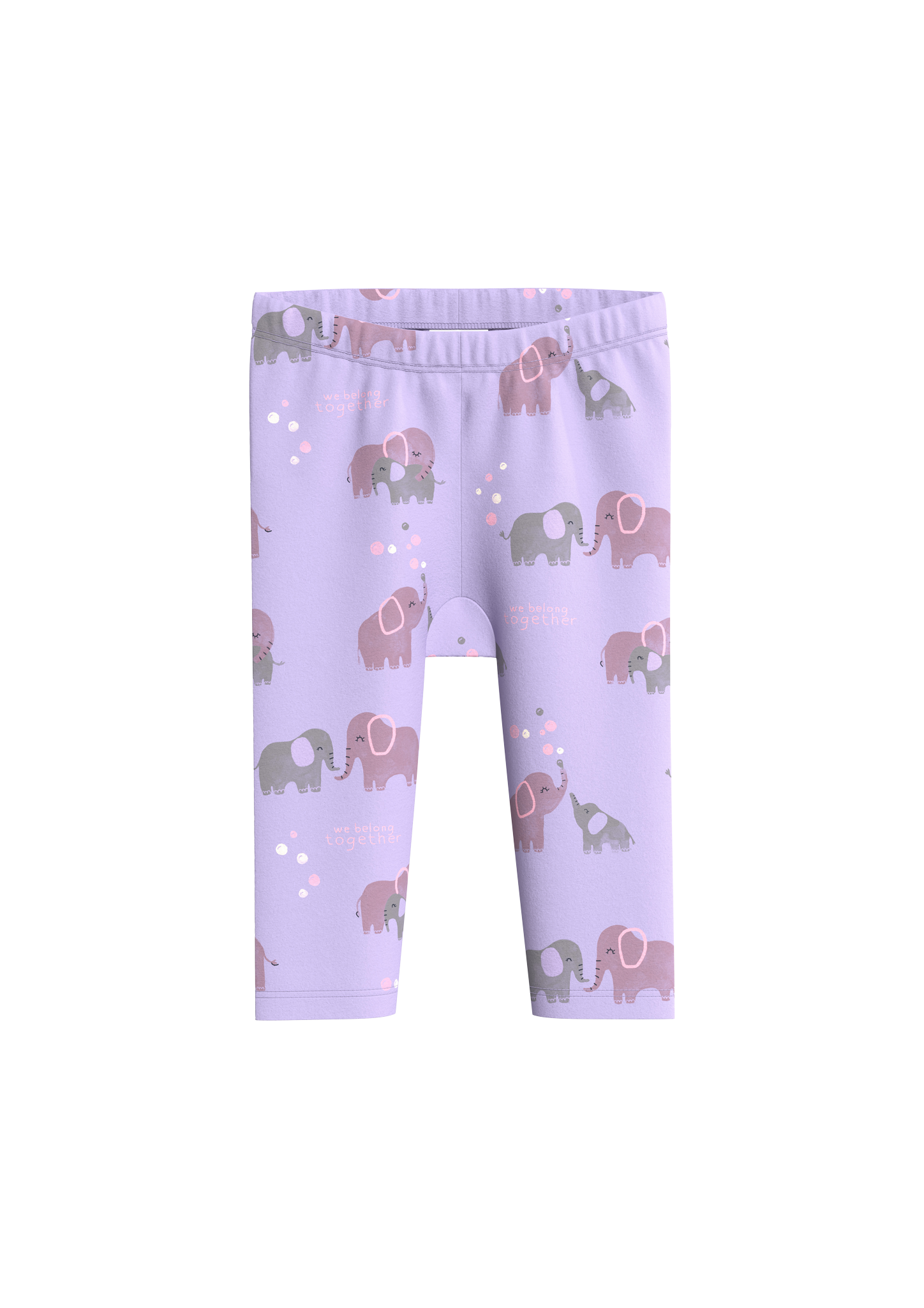 s.Oliver - Leggings aus Baumwollstretch mit All-over-Print, Babys, lila