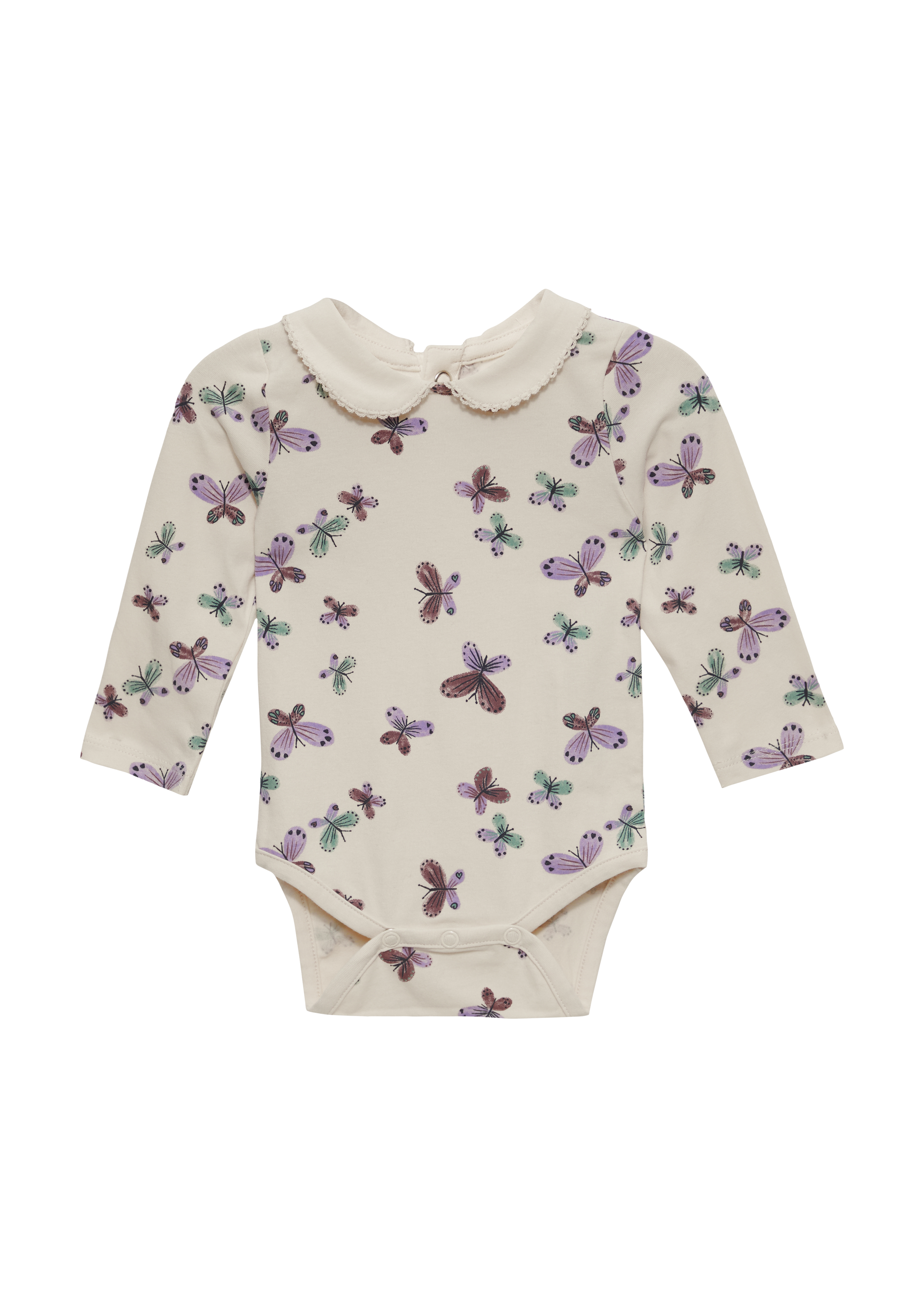 s.Oliver - Body mit Bubikragen, Babys, Beige