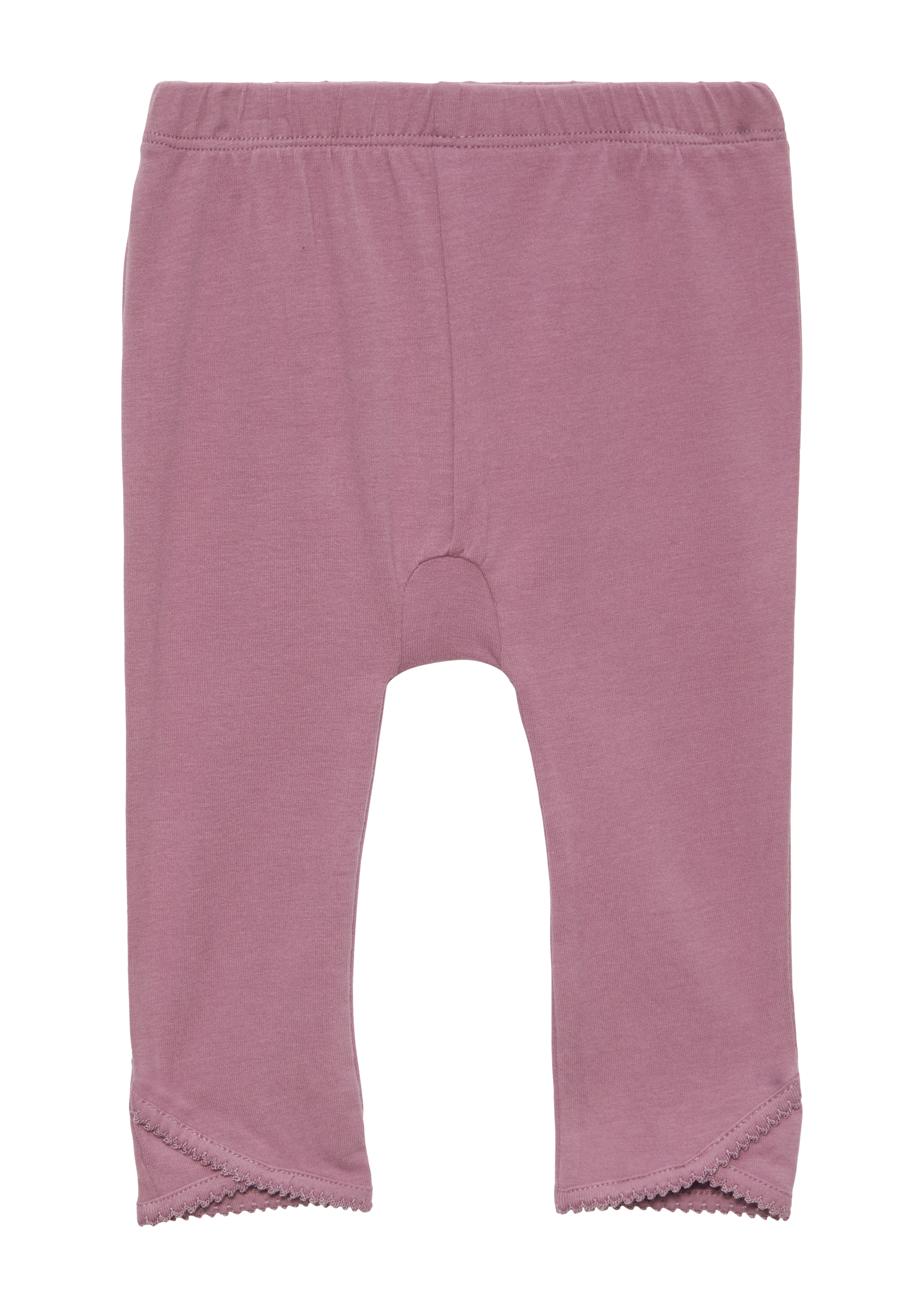 s.Oliver - Leggings mit Gummibund und Detail am Saum, Babys, lila