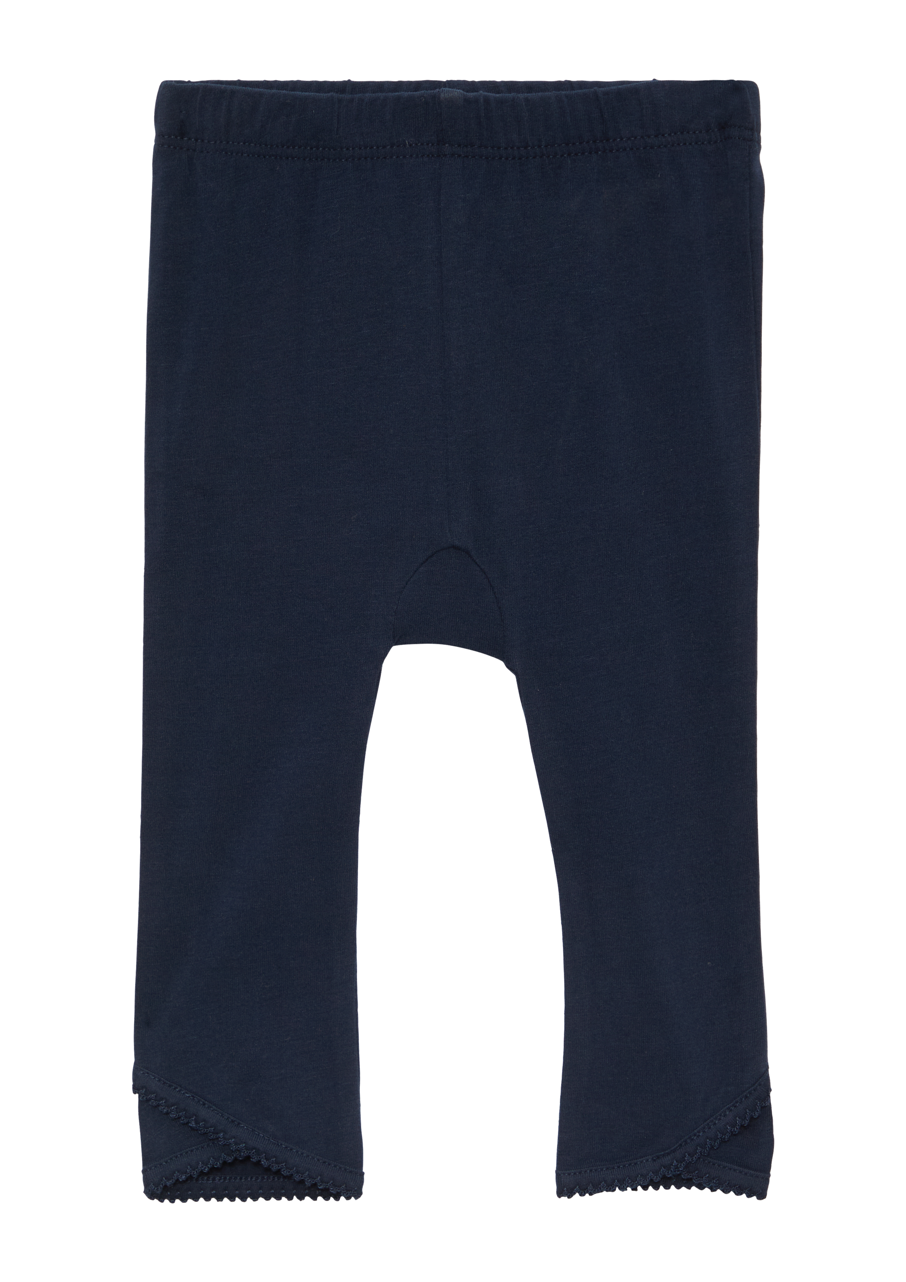 s.Oliver - Leggings mit Gummibund und Detail am Saum, Babys, blau