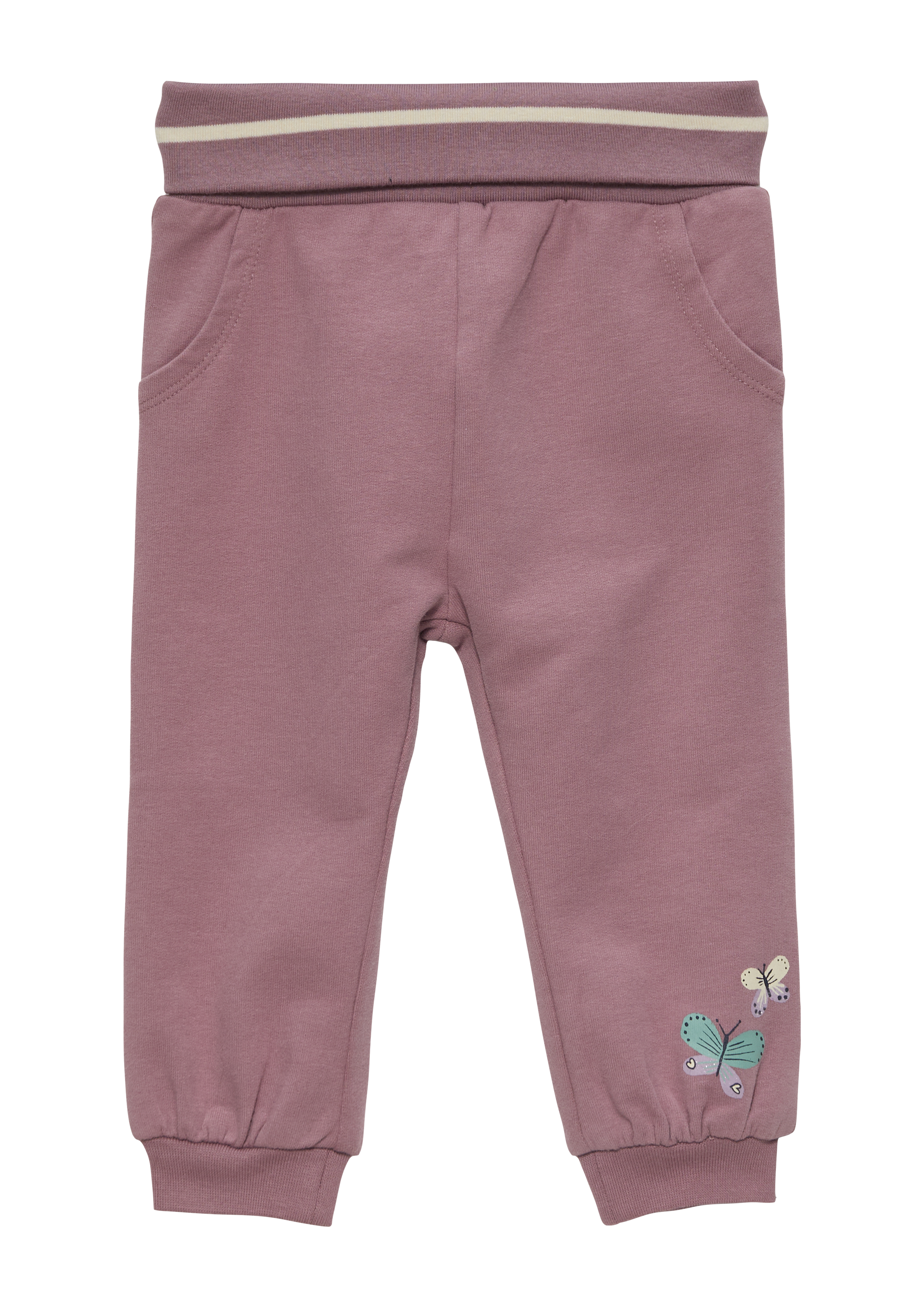 s.Oliver - Jogginghose mit Print-Detail, Babys, lila