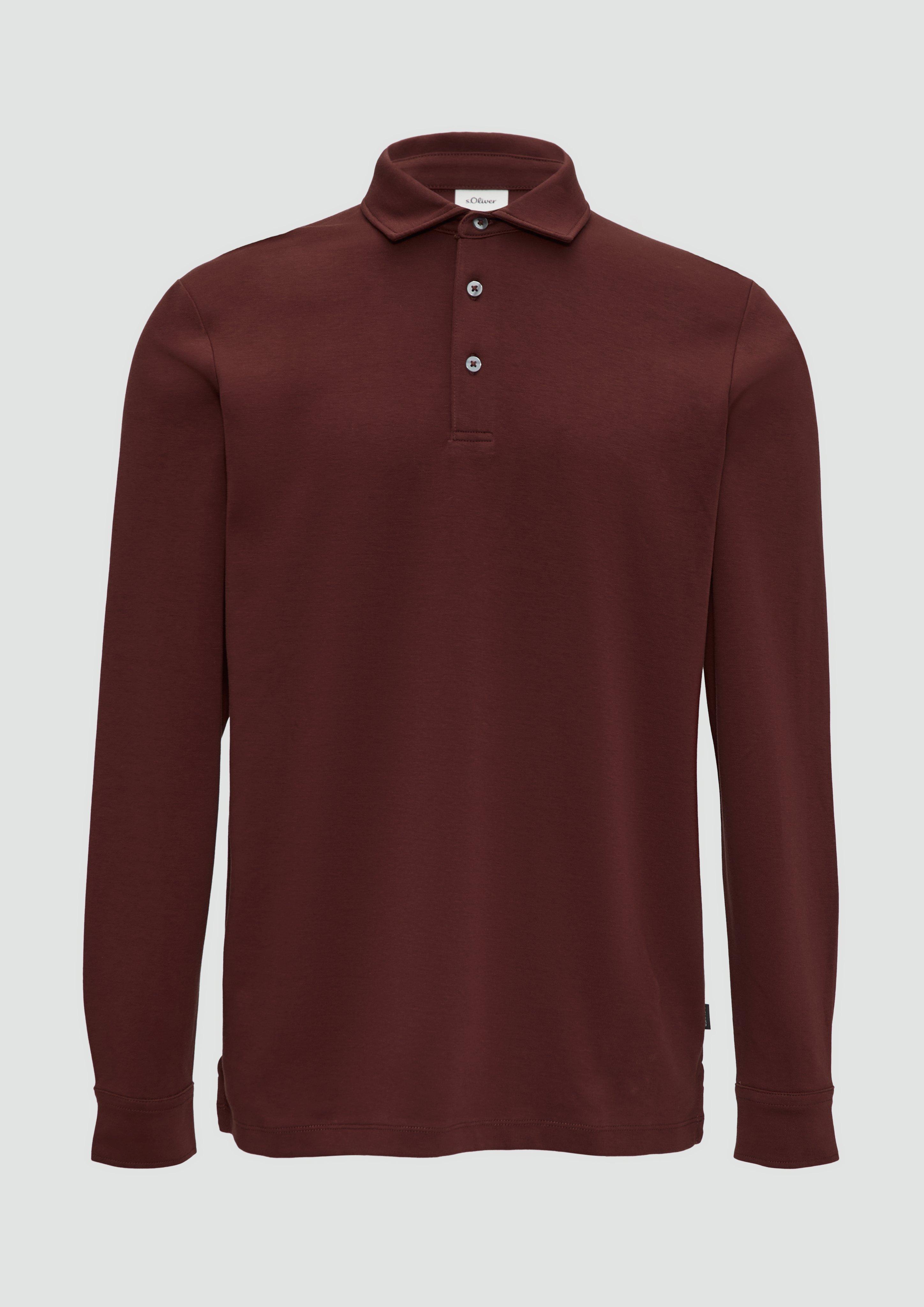 s.Oliver - Poloshirt im Slim Fit, Herren, rot