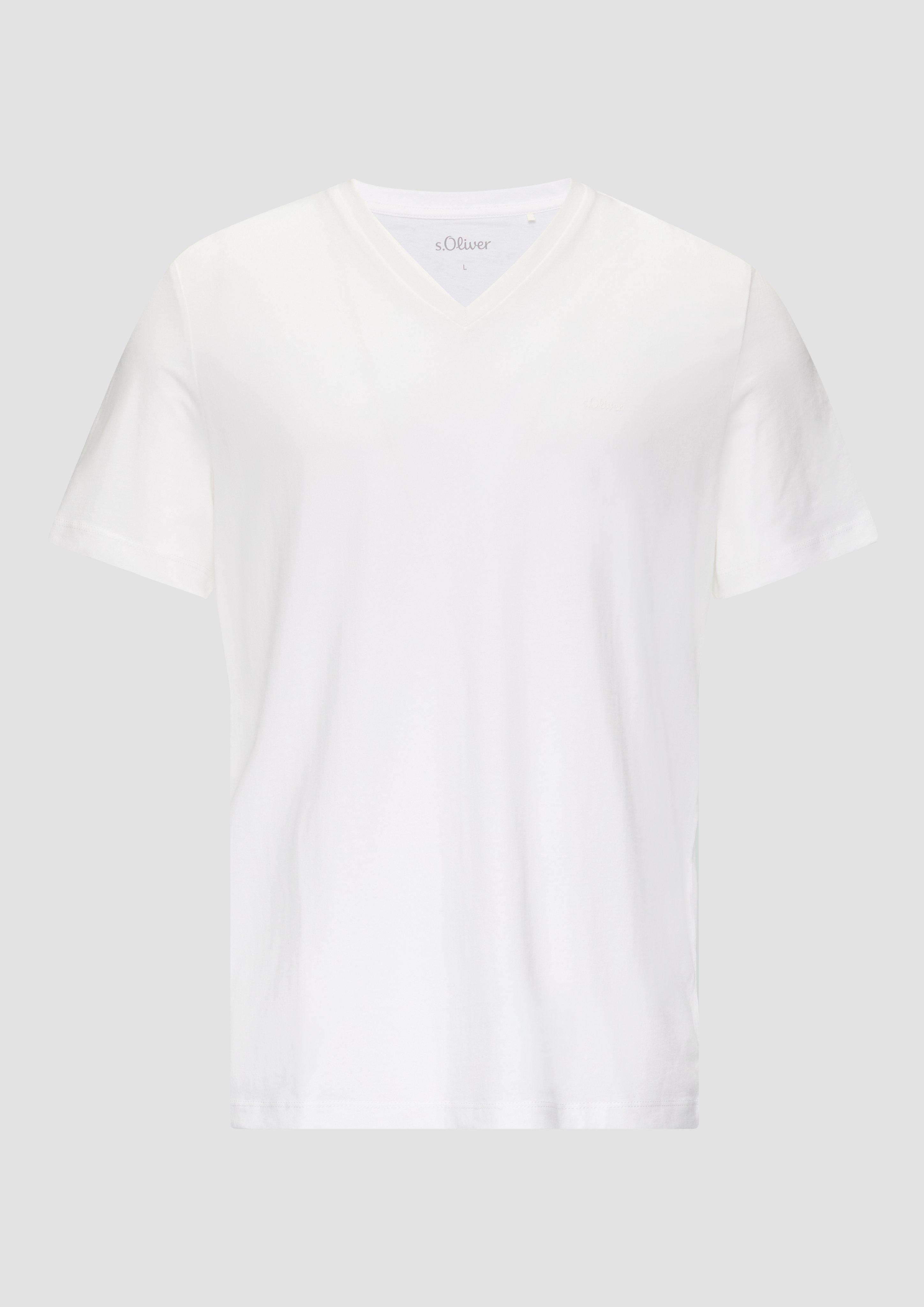 s.Oliver T-Shirt mit Logo-Detail