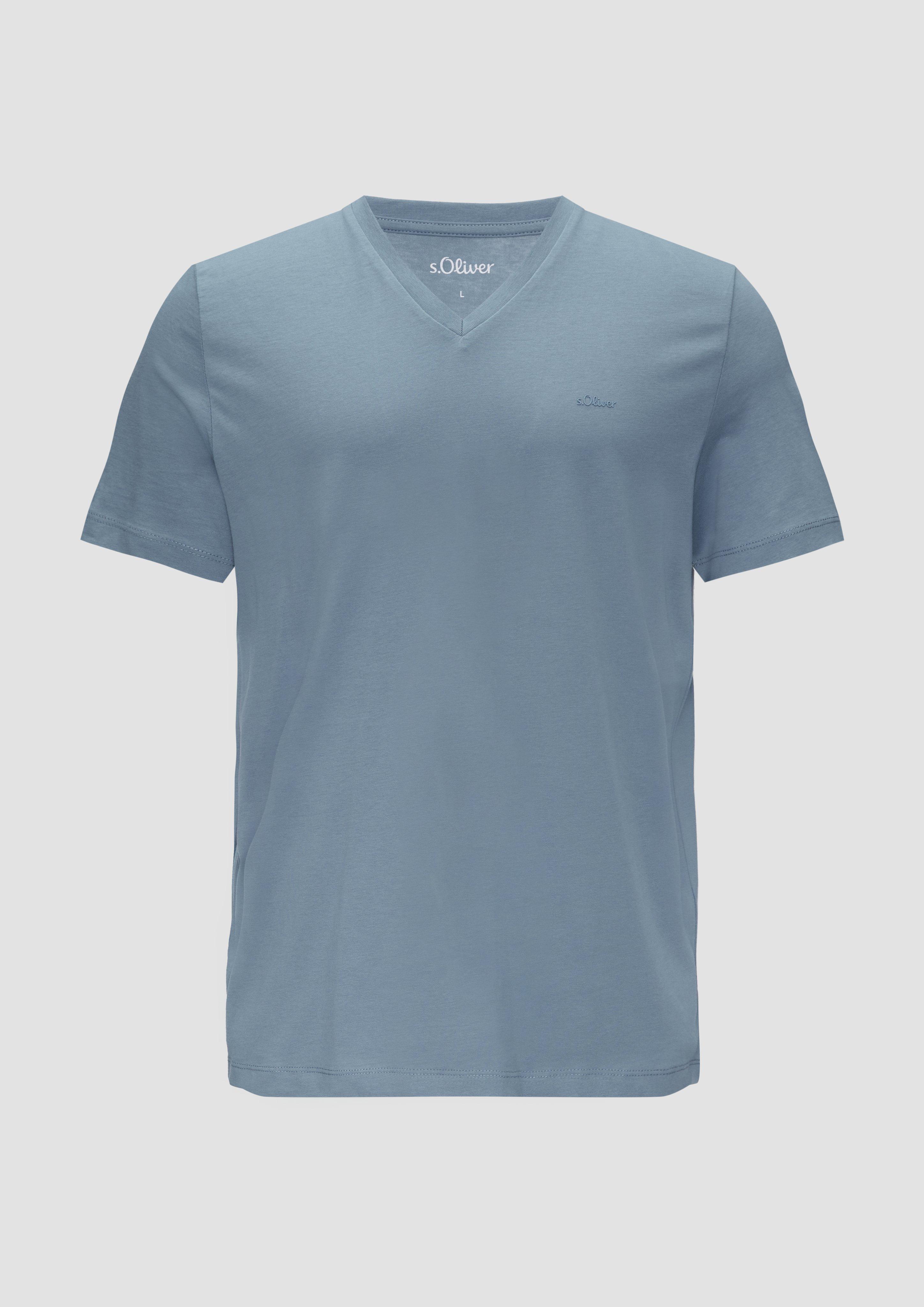 s.Oliver T-Shirt mit Logo-Detail