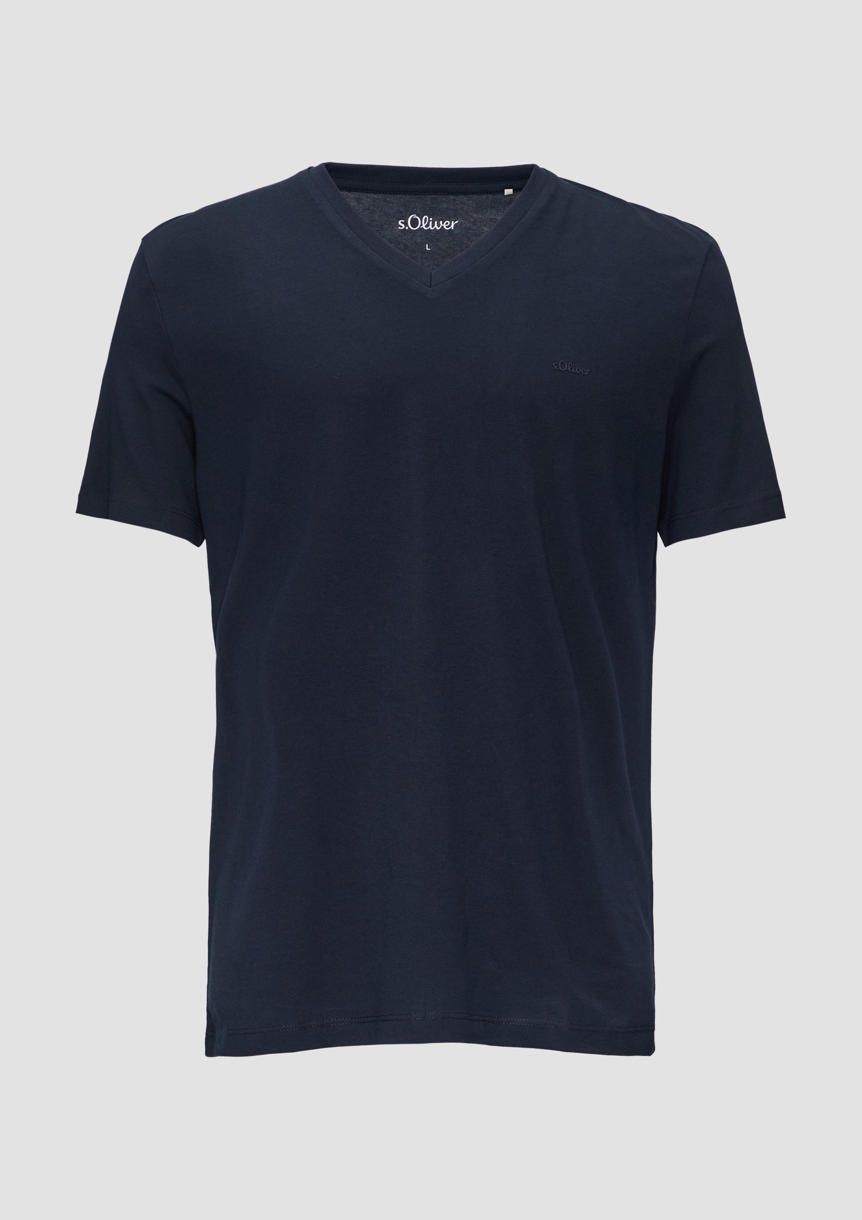 s.Oliver T-Shirt mit Logo-Detail