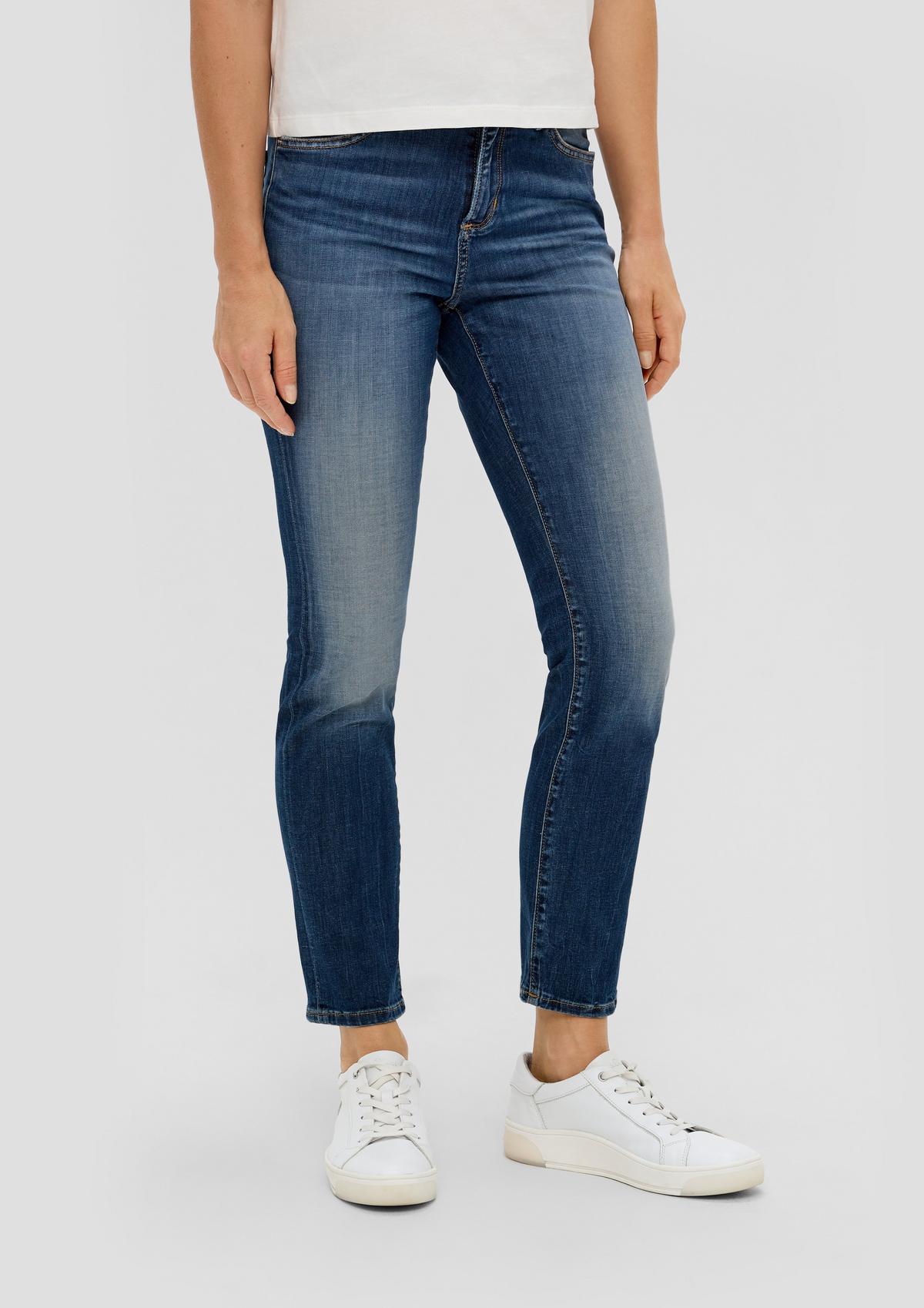 s.Oliver Ankle-Jeans Betsy / Slim Fit / Mid Rise / Slim Leg