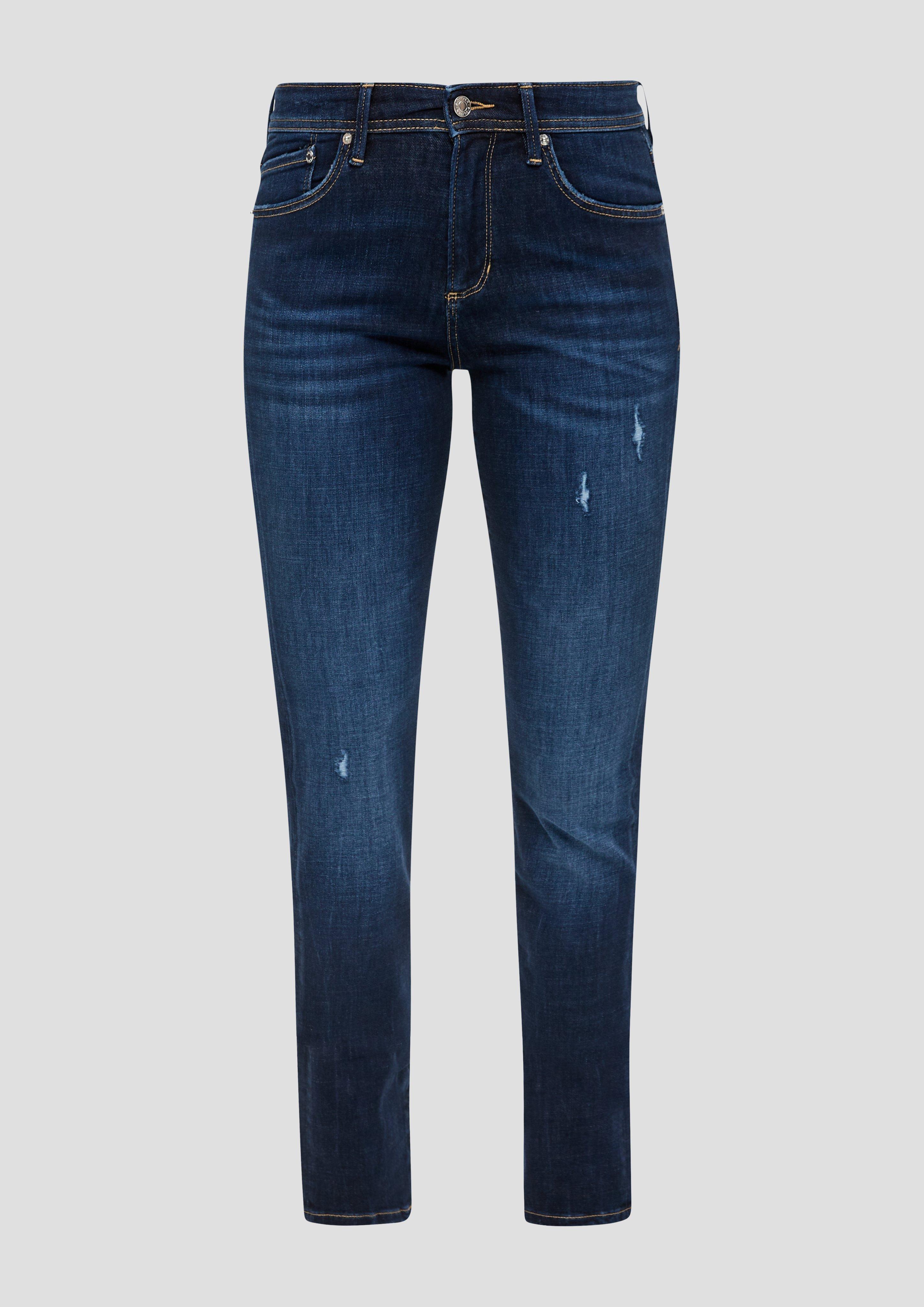 Thumbnail - s.Oliver - Jeans Betsy / Slim Fit / Mid Rise / Slim Leg, Damen, blau