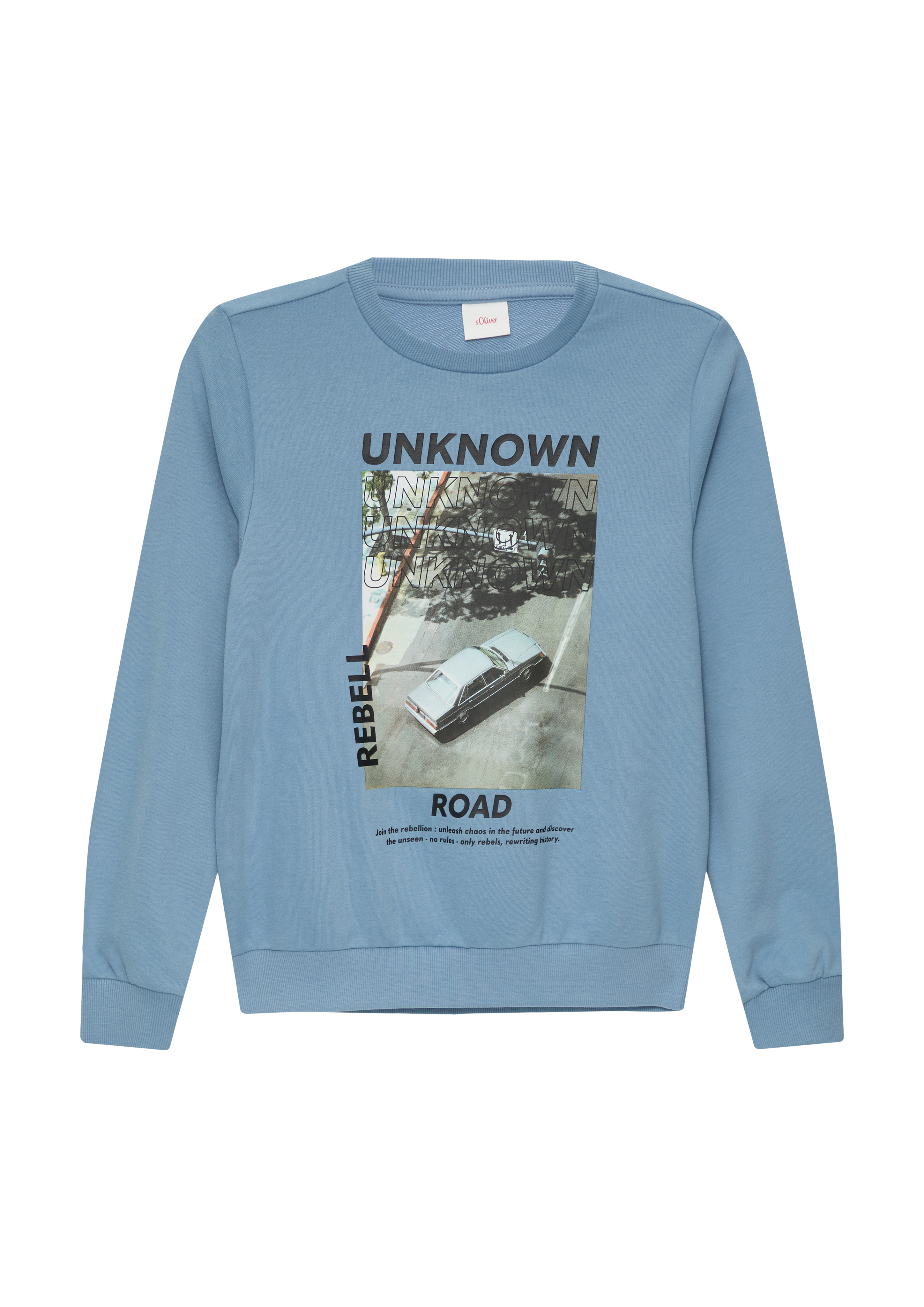 s.Oliver - Sweatshirt mit Fotoprint, Jungen, blau