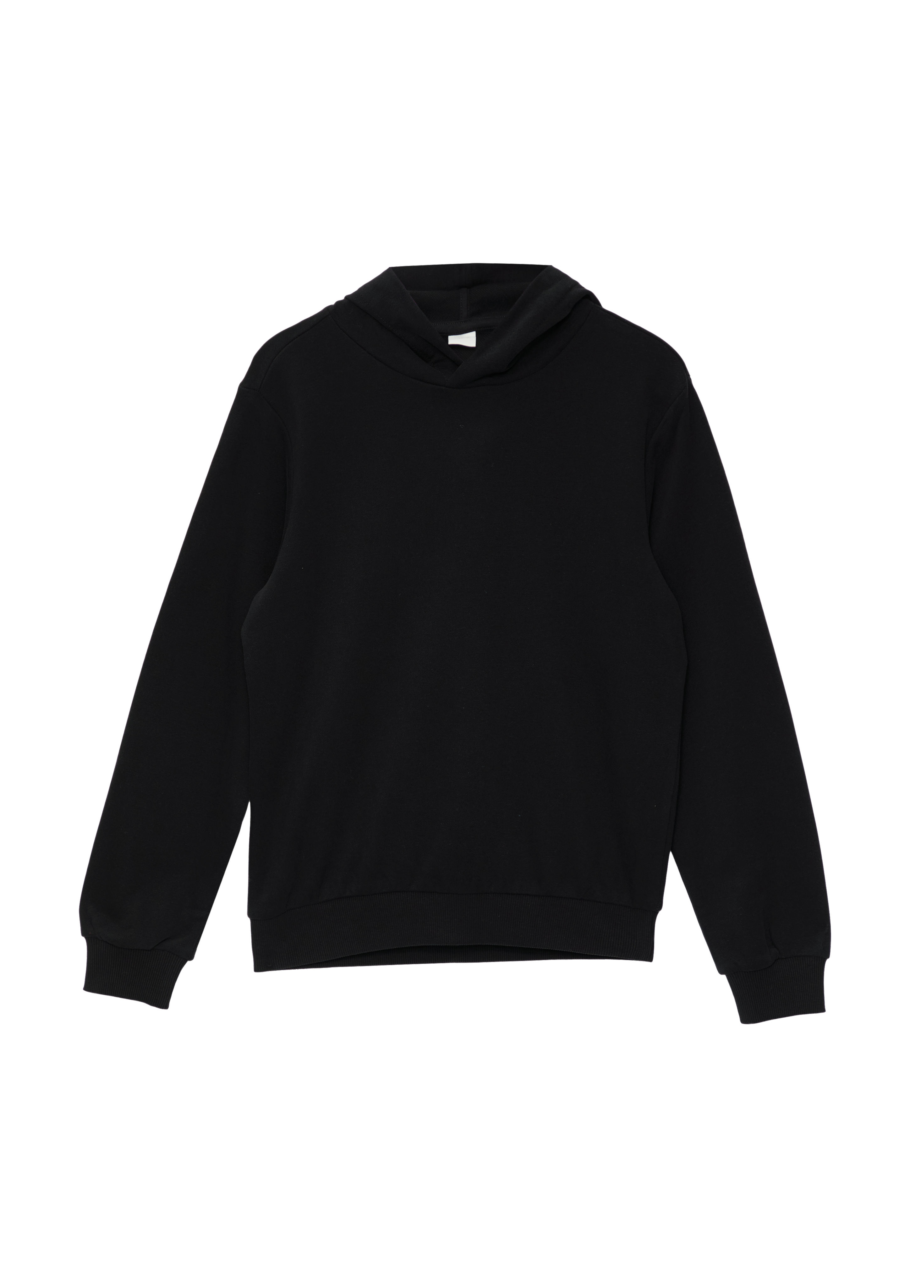 Thumbnail - s.Oliver - Kapuzen-Sweatshirt mit Rückenprint, Jungen, schwarz