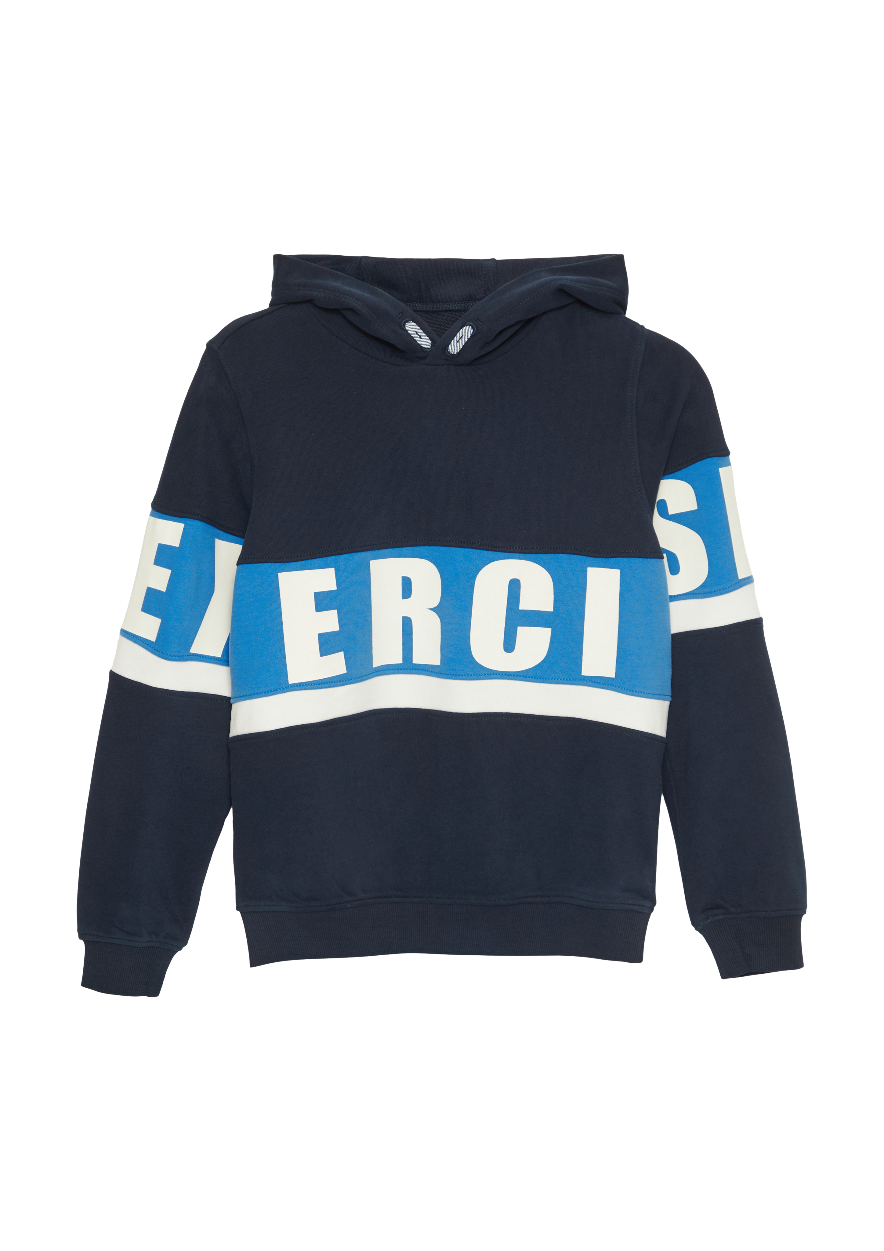 s.Oliver - Sweatshirt mit Schriftprint, Jungen, blau