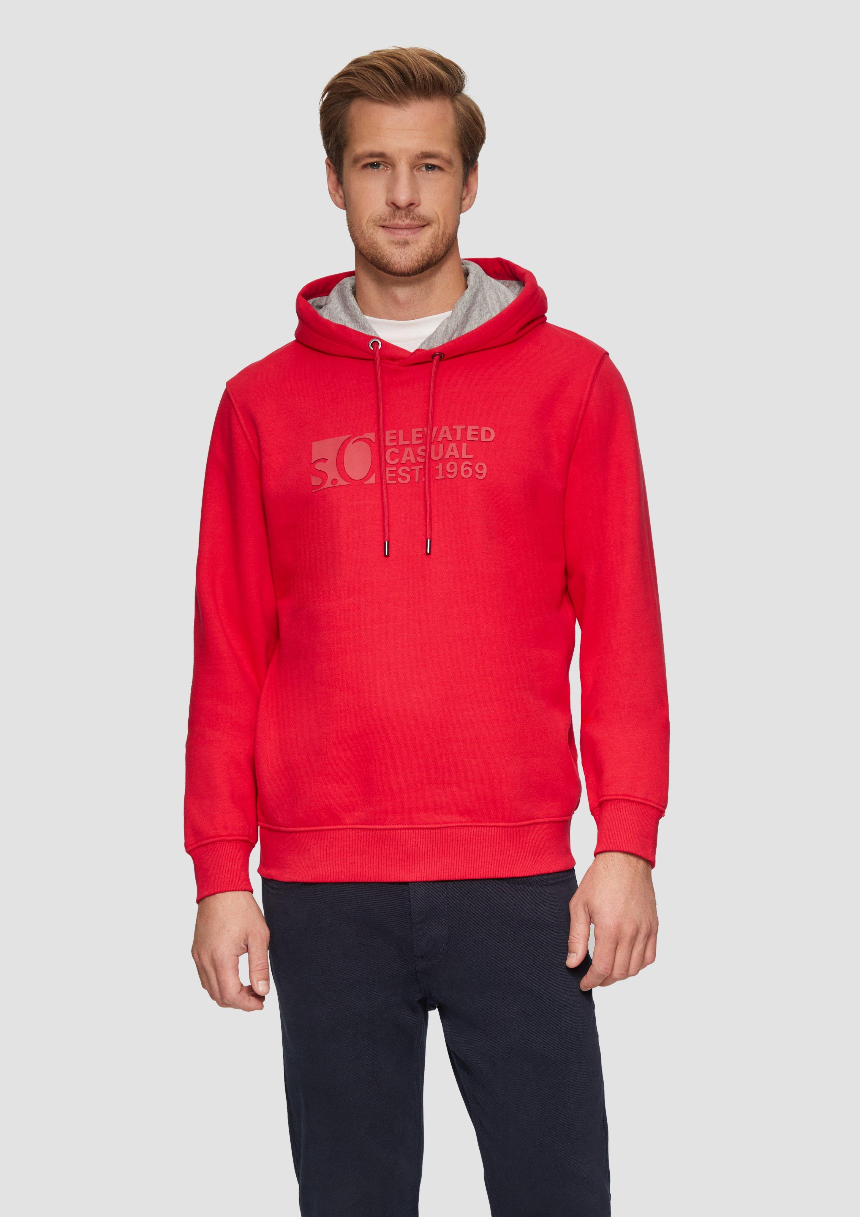 S.Oliver Hoodie mit Logo-Print