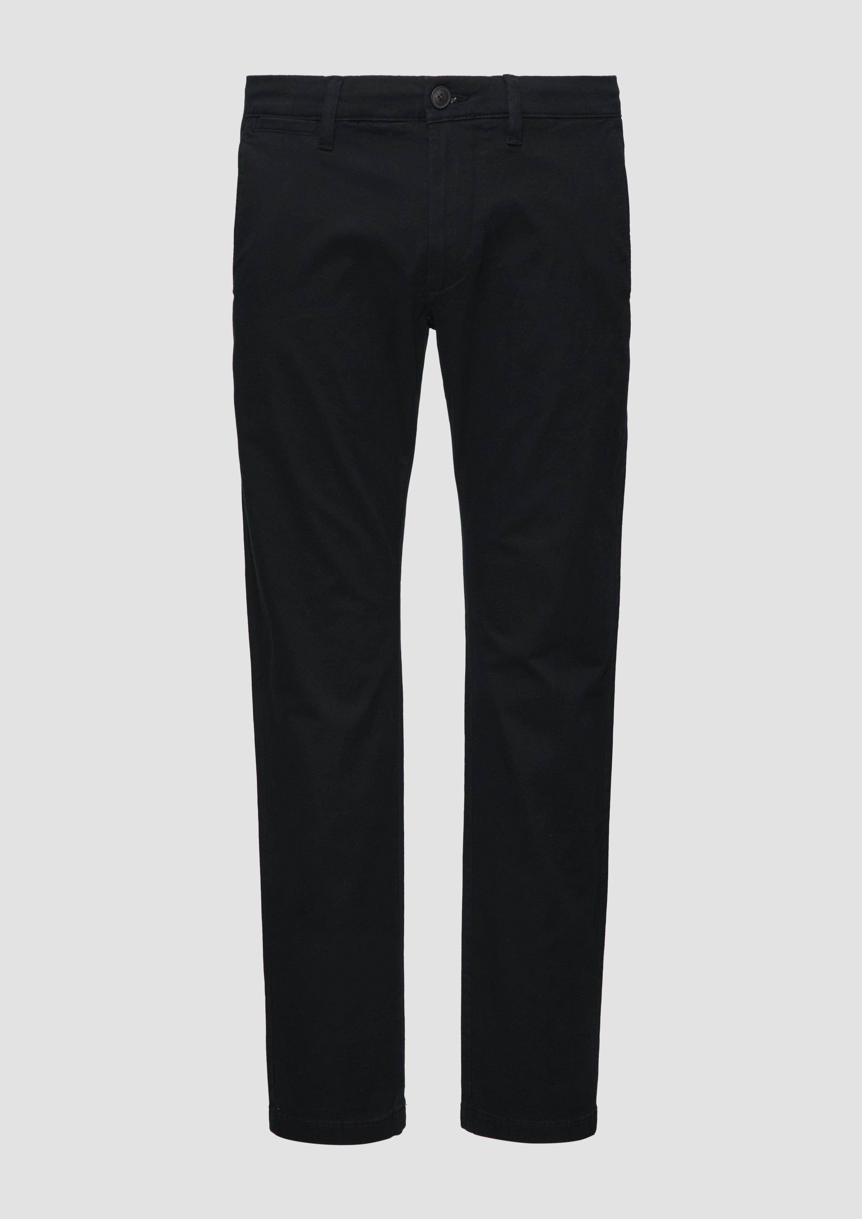 s.Oliver - Chino im Slim Fit aus Baumwollstretch, Herren, schwarz