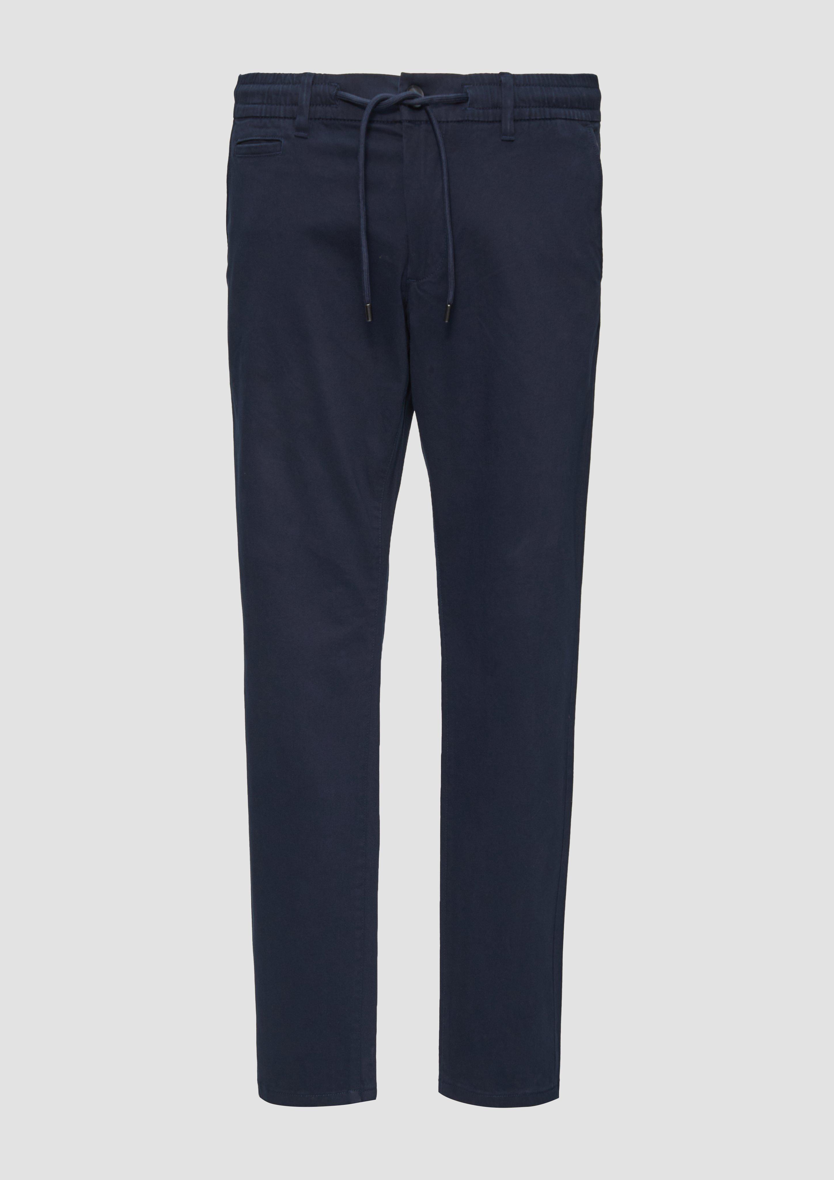 s.Oliver - Regular Fit: Chino mit Gummizug, Herren, blau