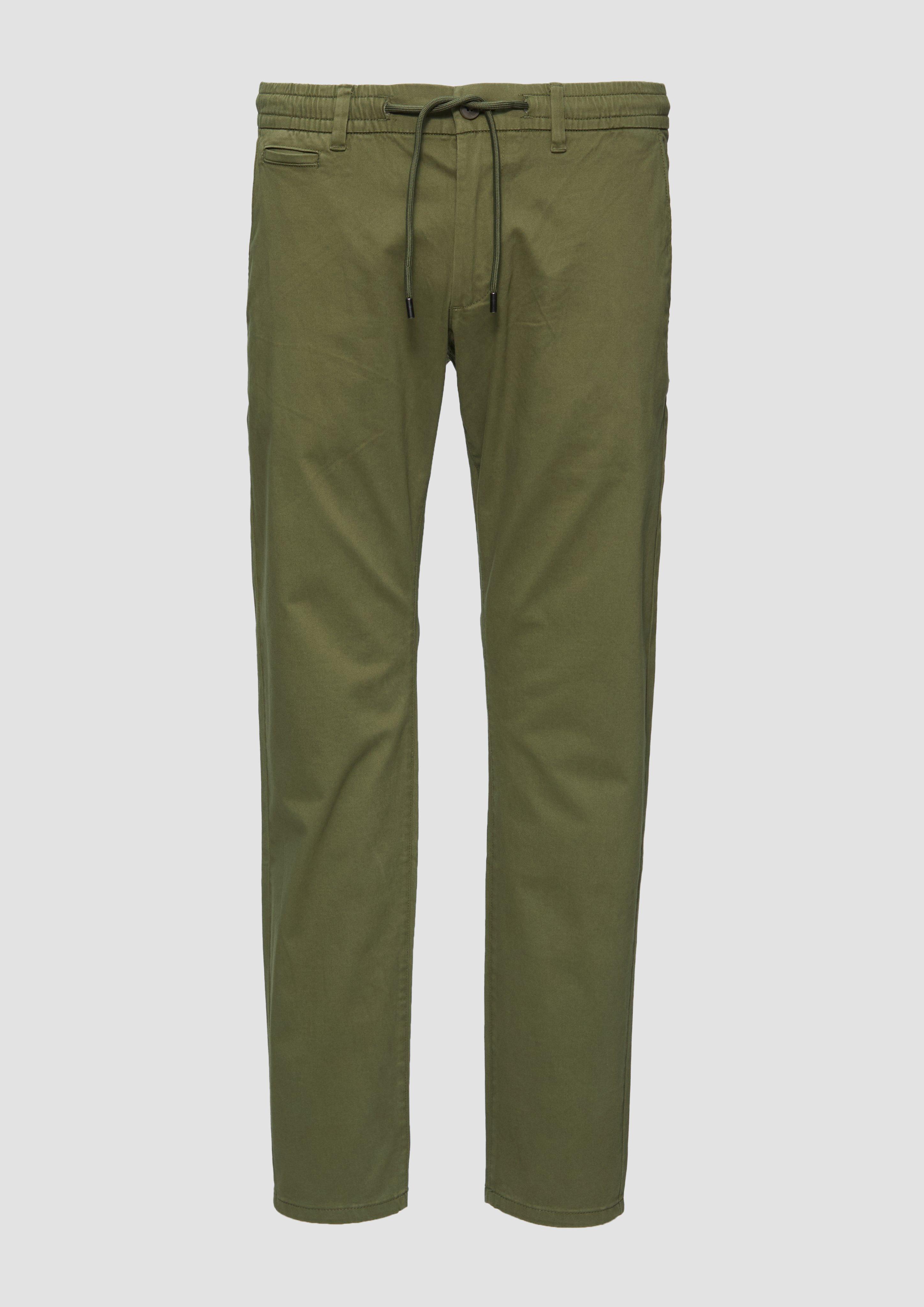 s.Oliver - Regular Fit: Chino mit Gummizug, Herren, Grün