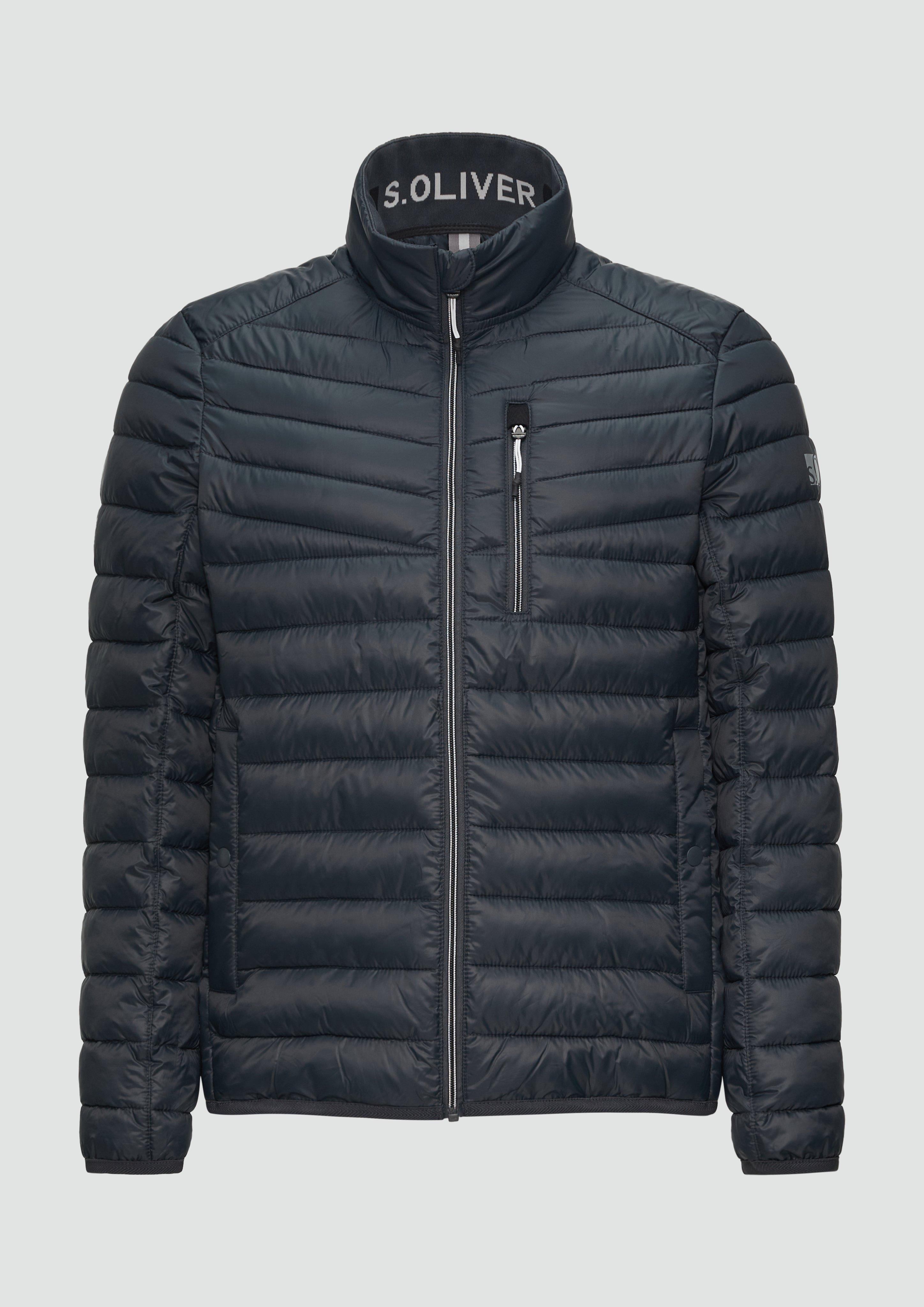 s.Oliver - Leicht wattierte Steppjacke aus recyceltem Polyester | 360° Circular Vision, Herren, grau