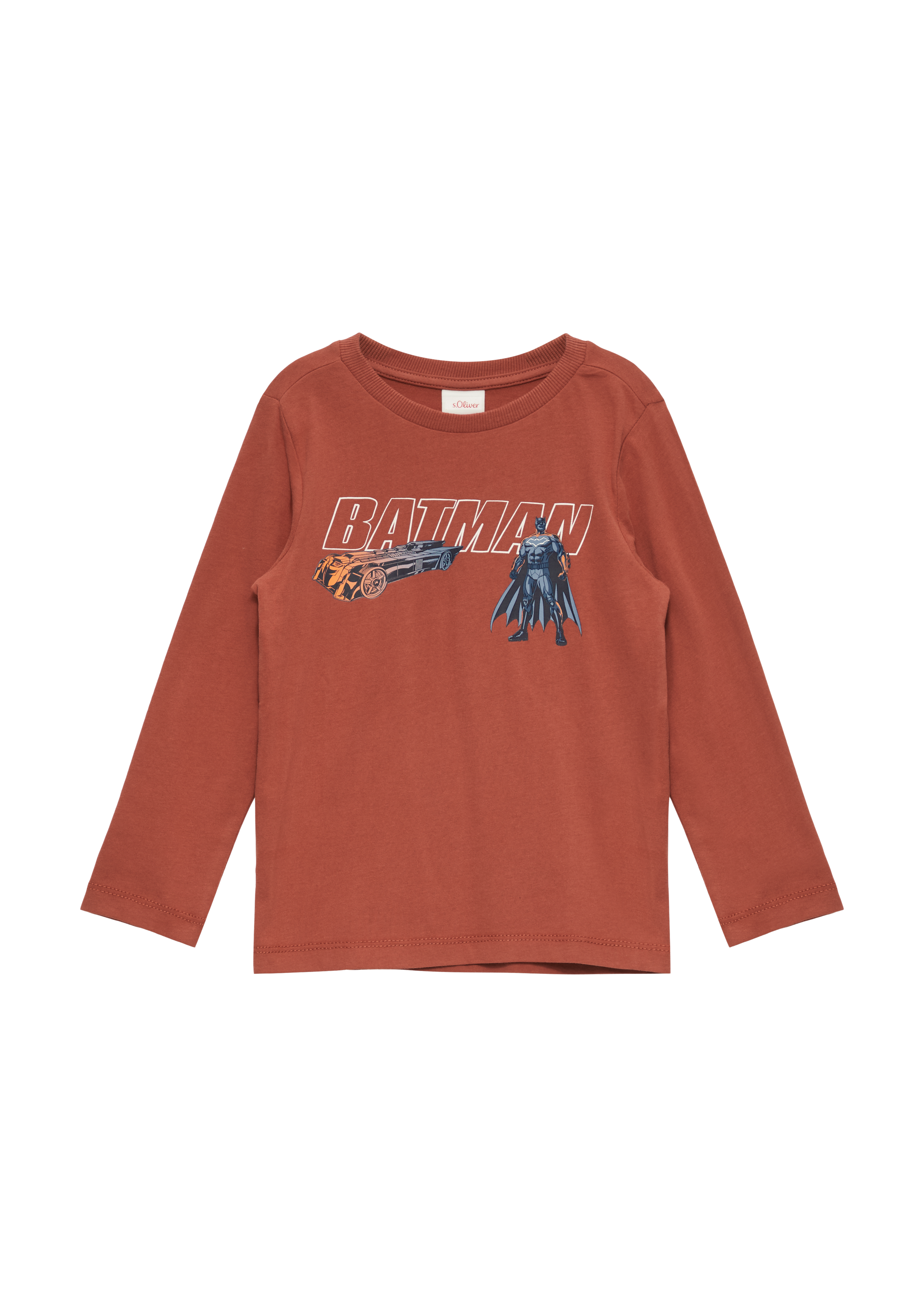 s.Oliver - Longsleeve mit Batman®-Print, Kinder, rot