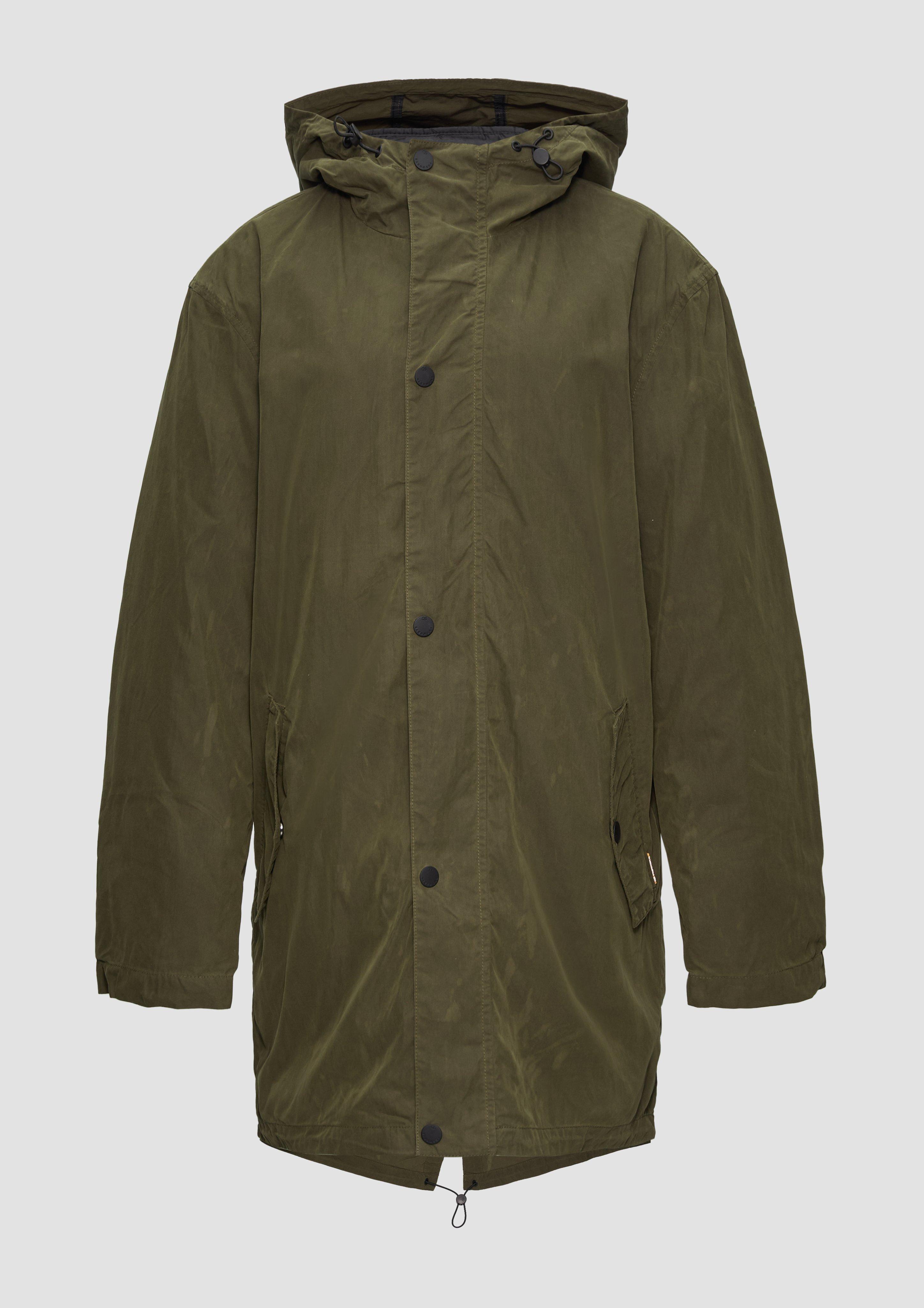 QS - Parka mit herausnehmbarem Innenfutter, Herren, Grün