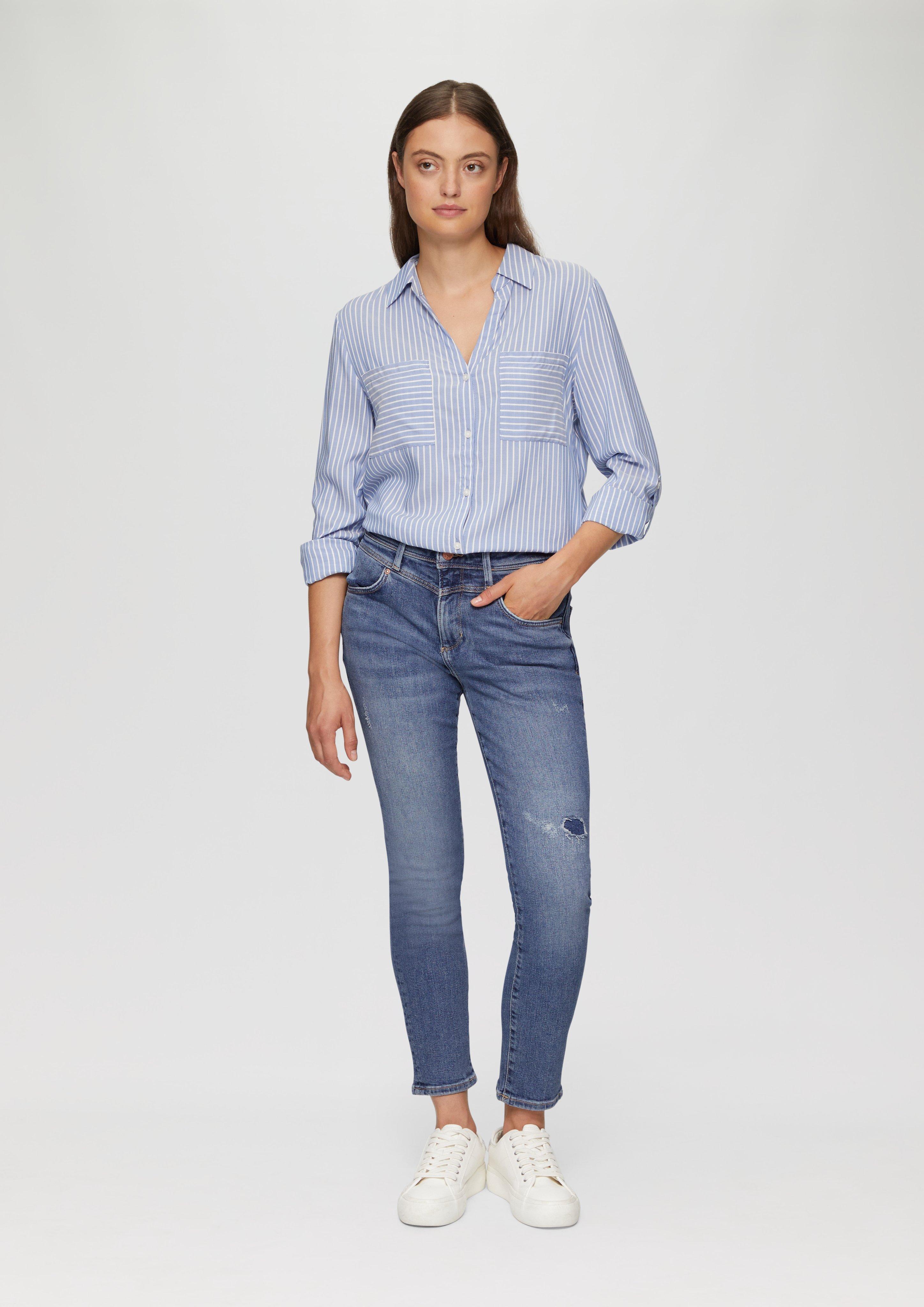 S.Oliver Ankle-Jeans Betsy / Slim Fit / Mid Rise / Slim Leg