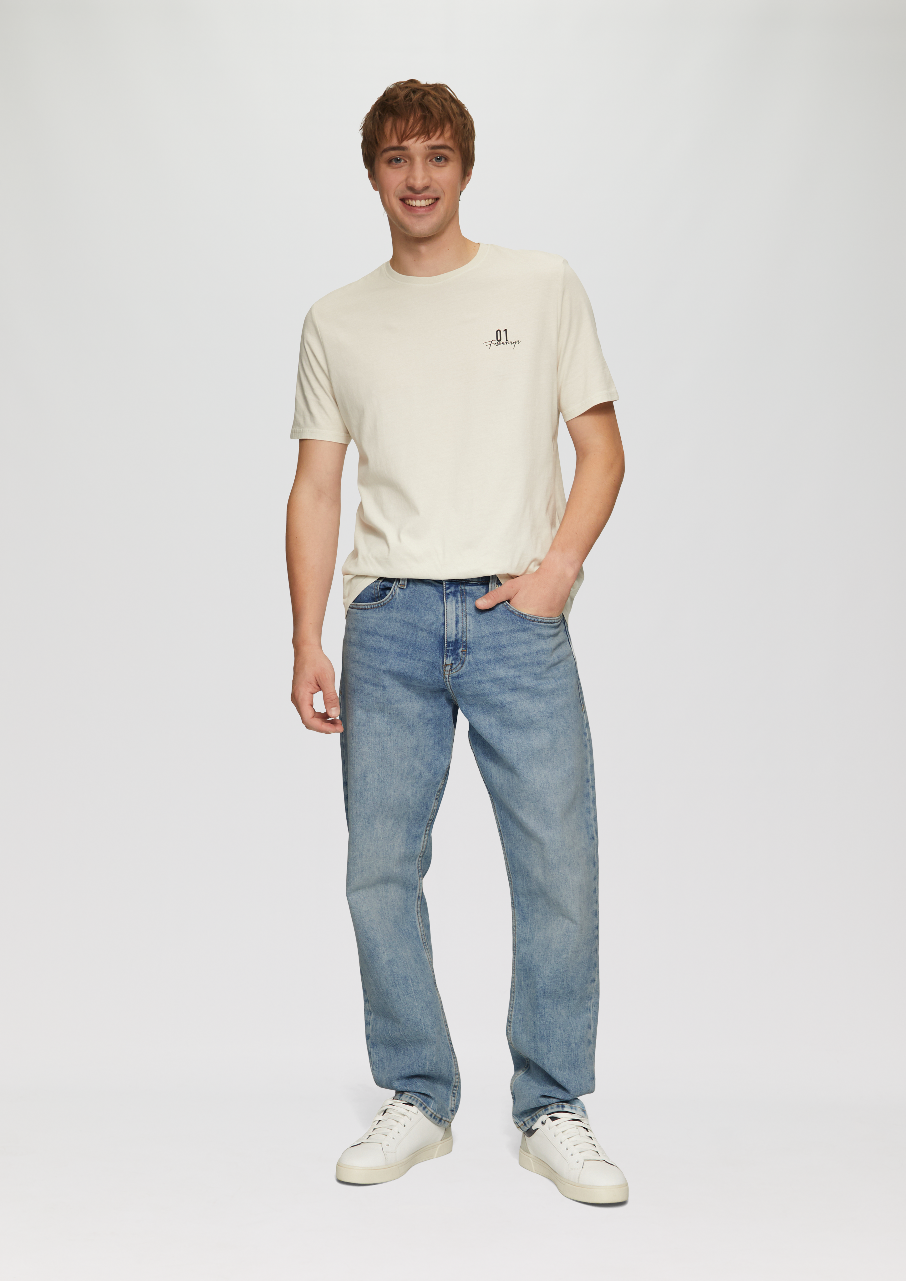 S.Oliver Jeans Pete / Regular Fit / Mid Rise / Straight Leg