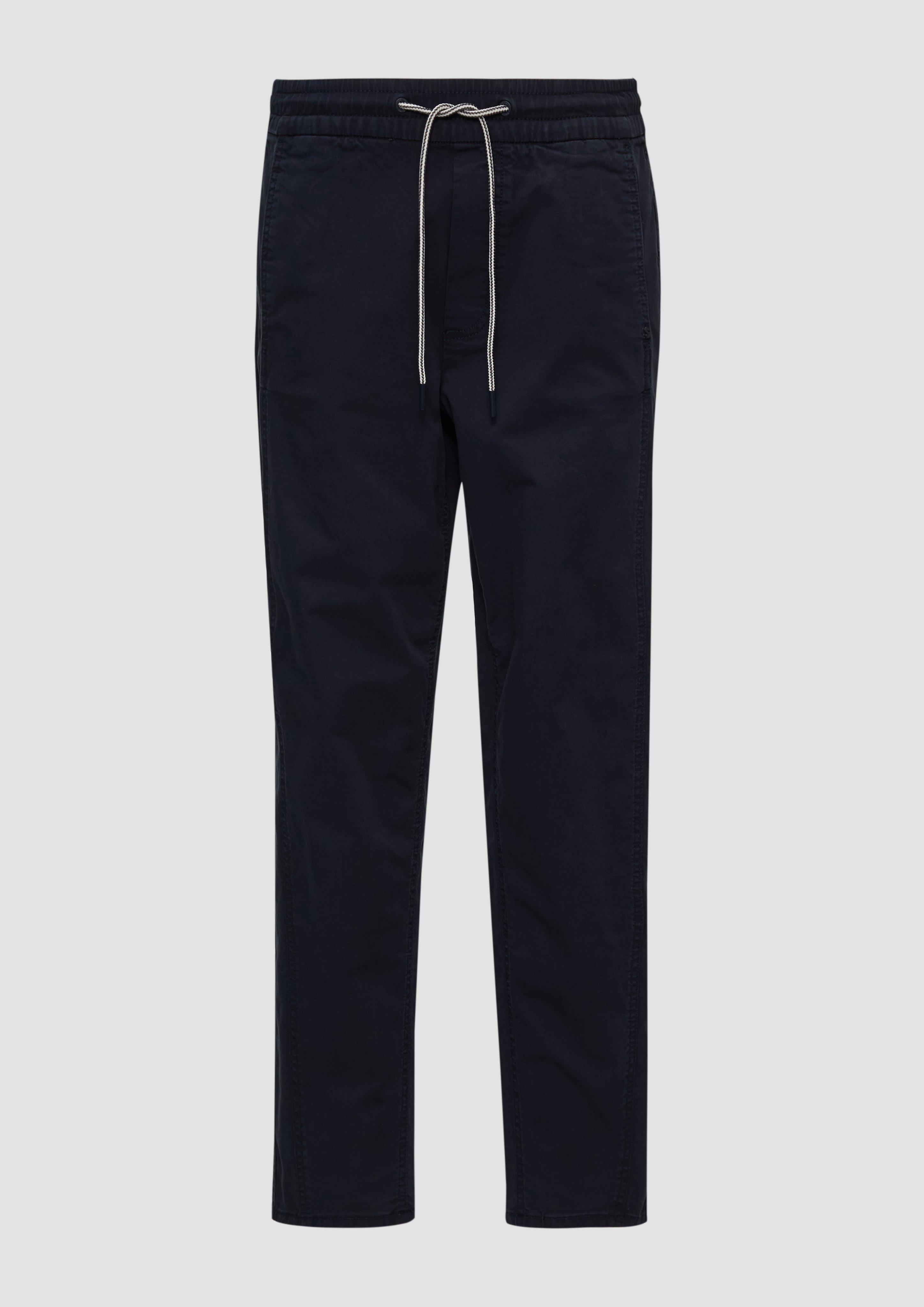 s.Oliver - Relaxed: Jogg Pants aus Baumwollstretch, Damen, blau