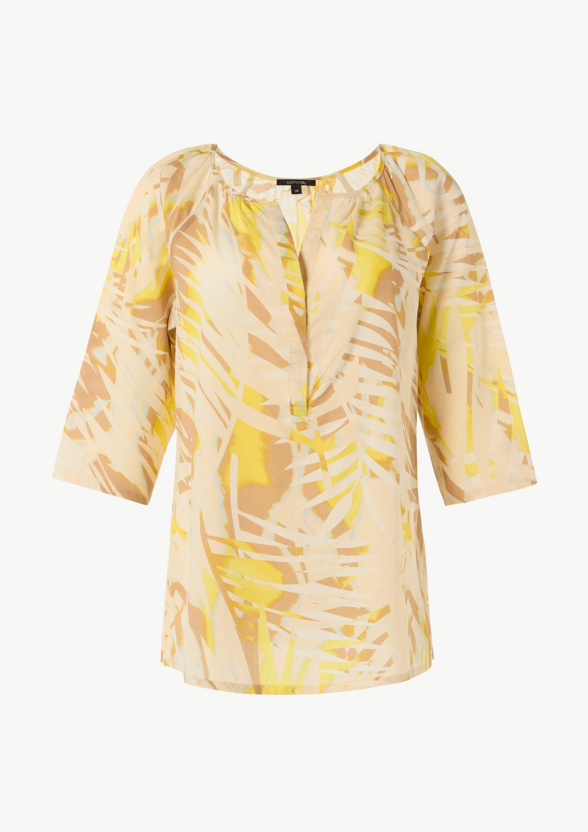 comma Print-Bluse im Loose Fit