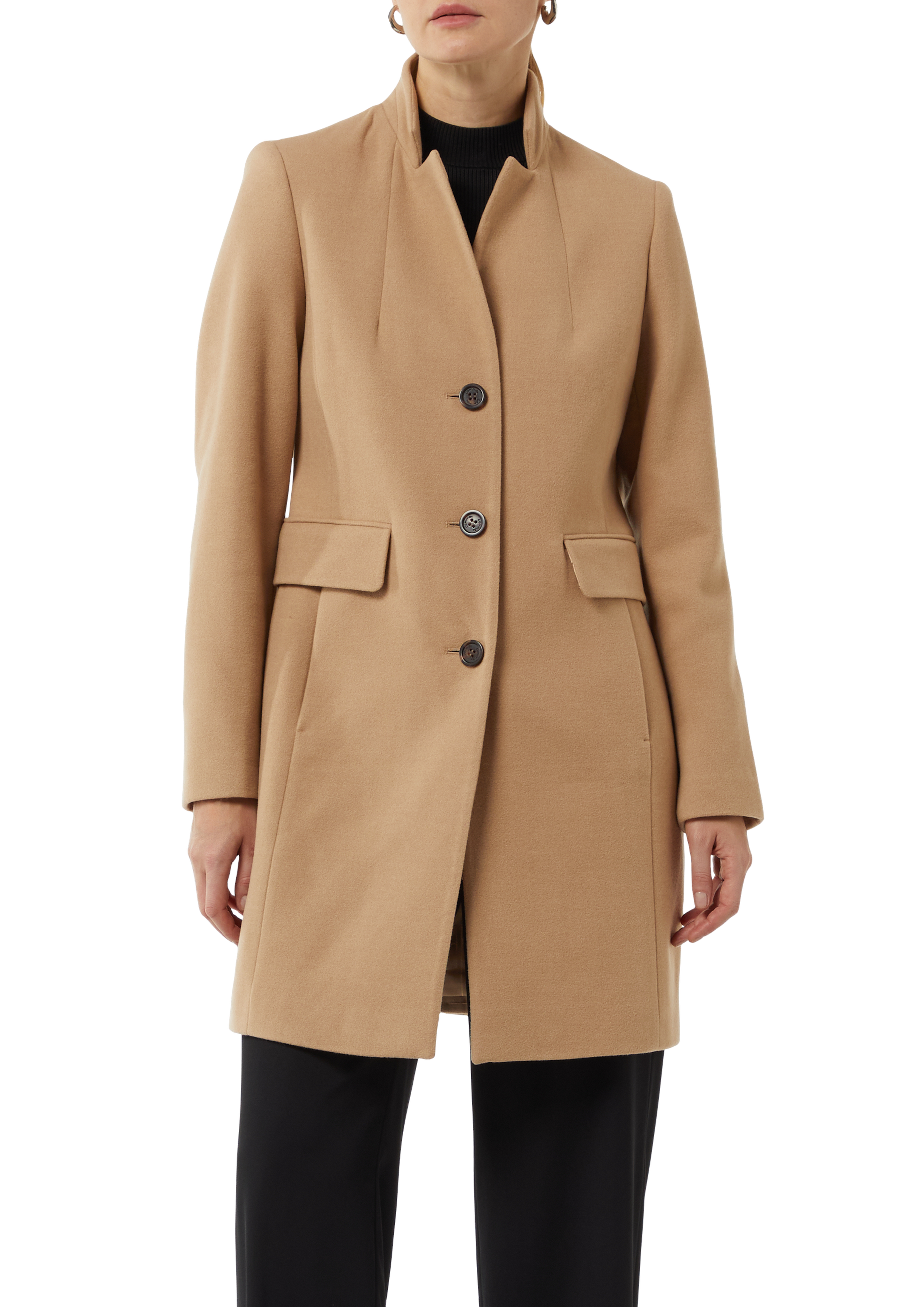 Comma Mantel Kurzmantel Beige Damen Comma Damen Jacke, 81W0 Beige