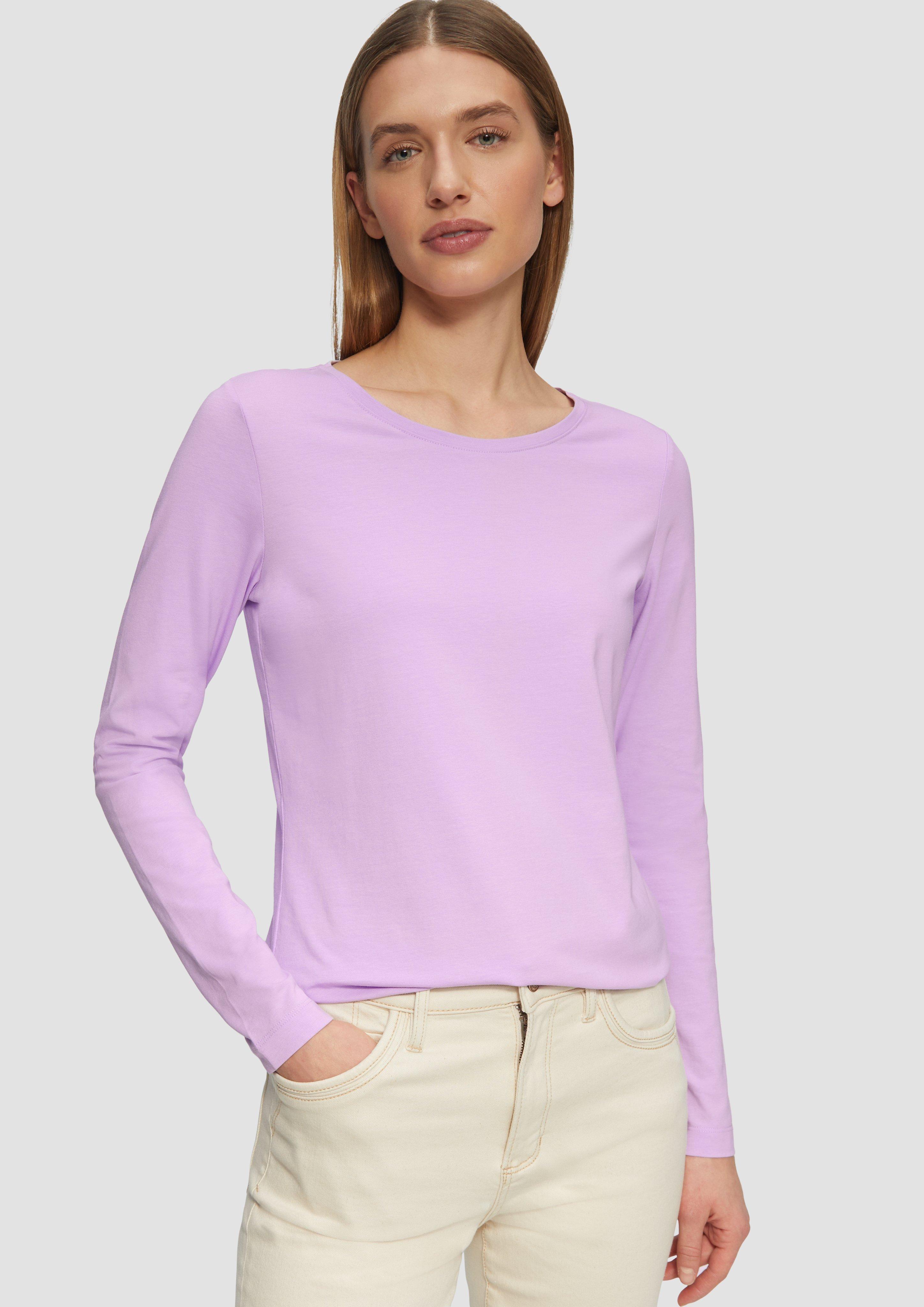 S.Oliver Longsleeve aus Baumwollstretch