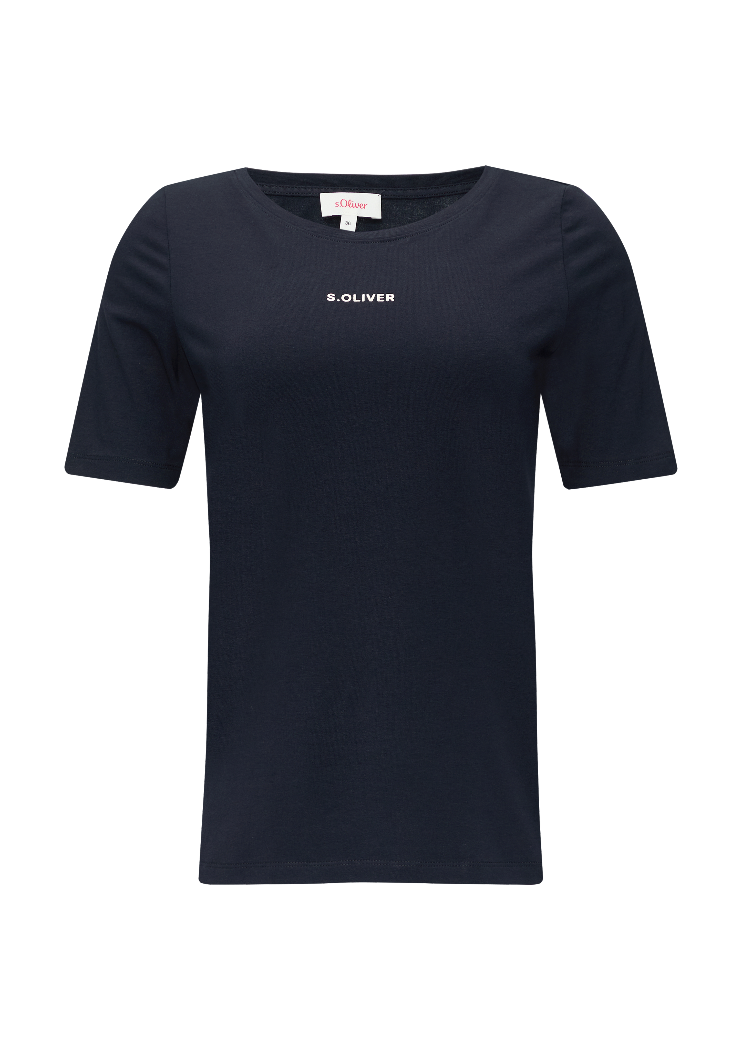 Stretchy T-shirt met logoprint
