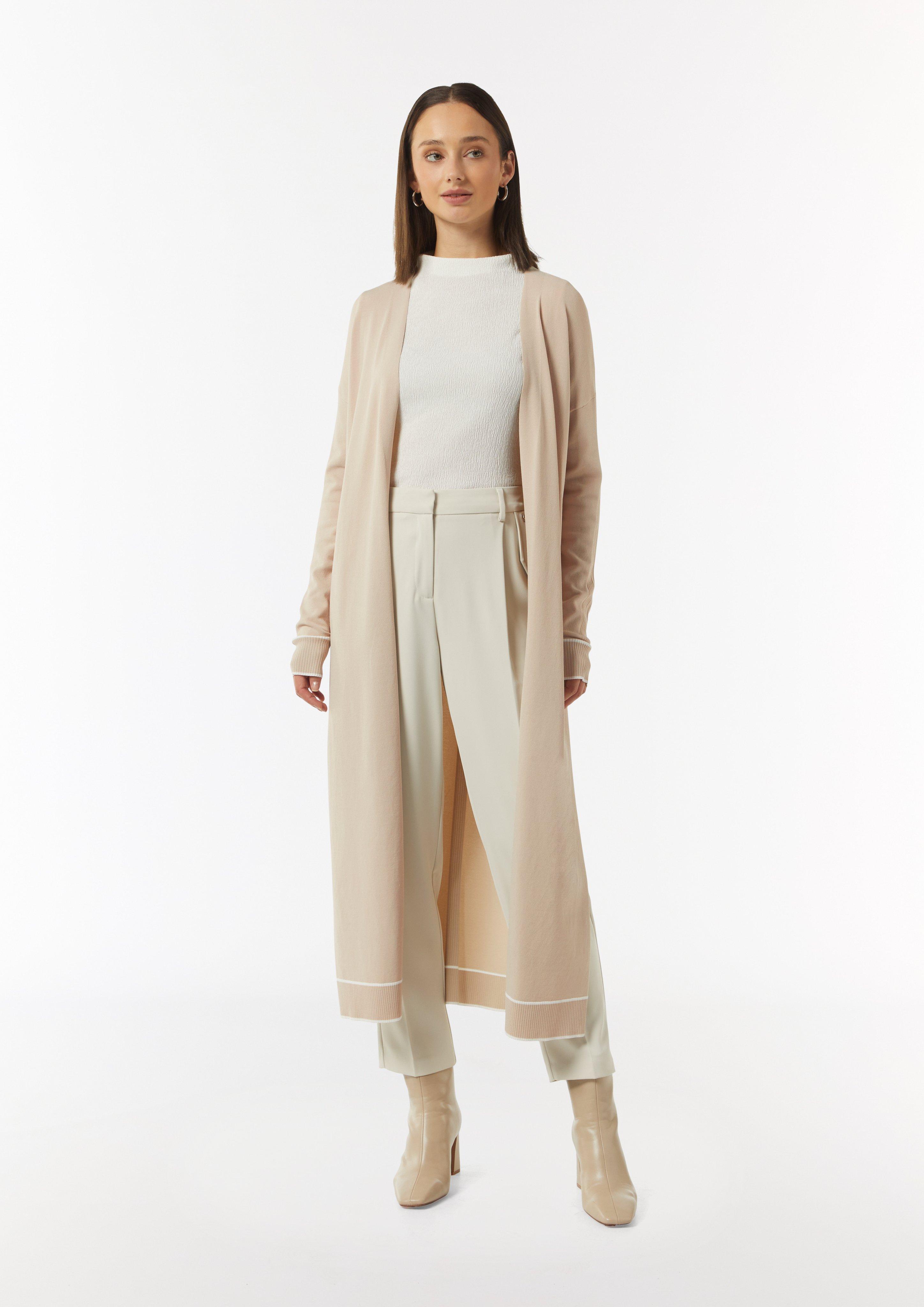 Long cardigan - turquoise | Comma Long cardigan - turquoise | Comma