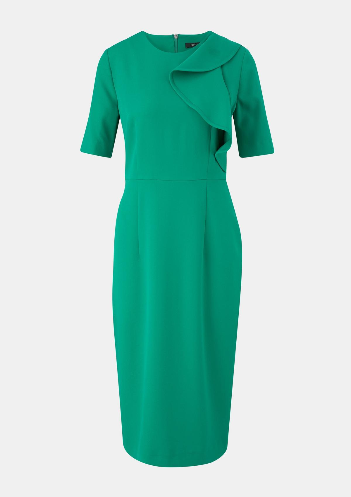 comma Dress with a flounce detail
