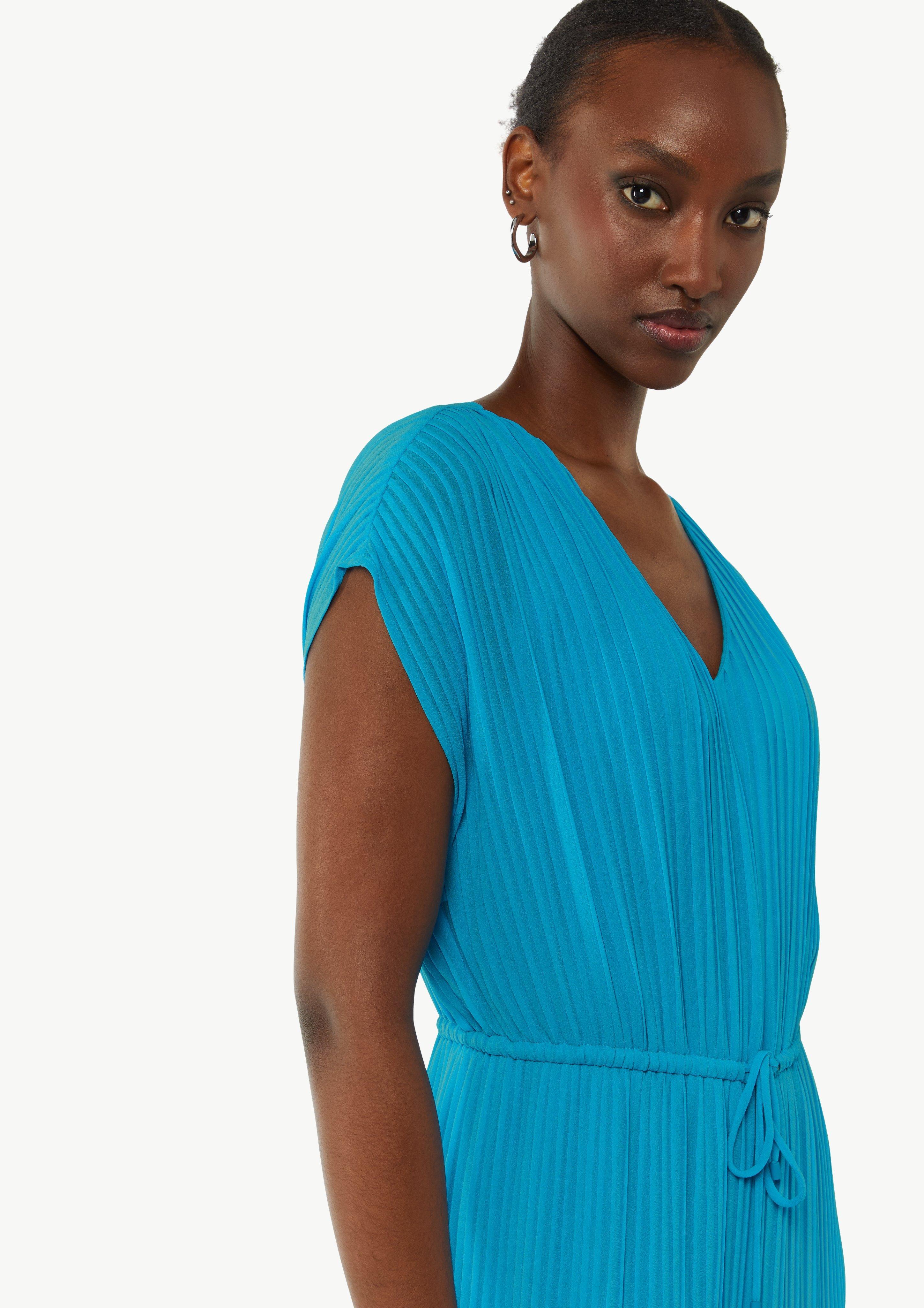 ワンピース Federica Tosi Cerulean Jumpsuit With V-Neckline Jumpsuit V-Neck Lace Up Summer One Piece Outfit - Milanoo.com