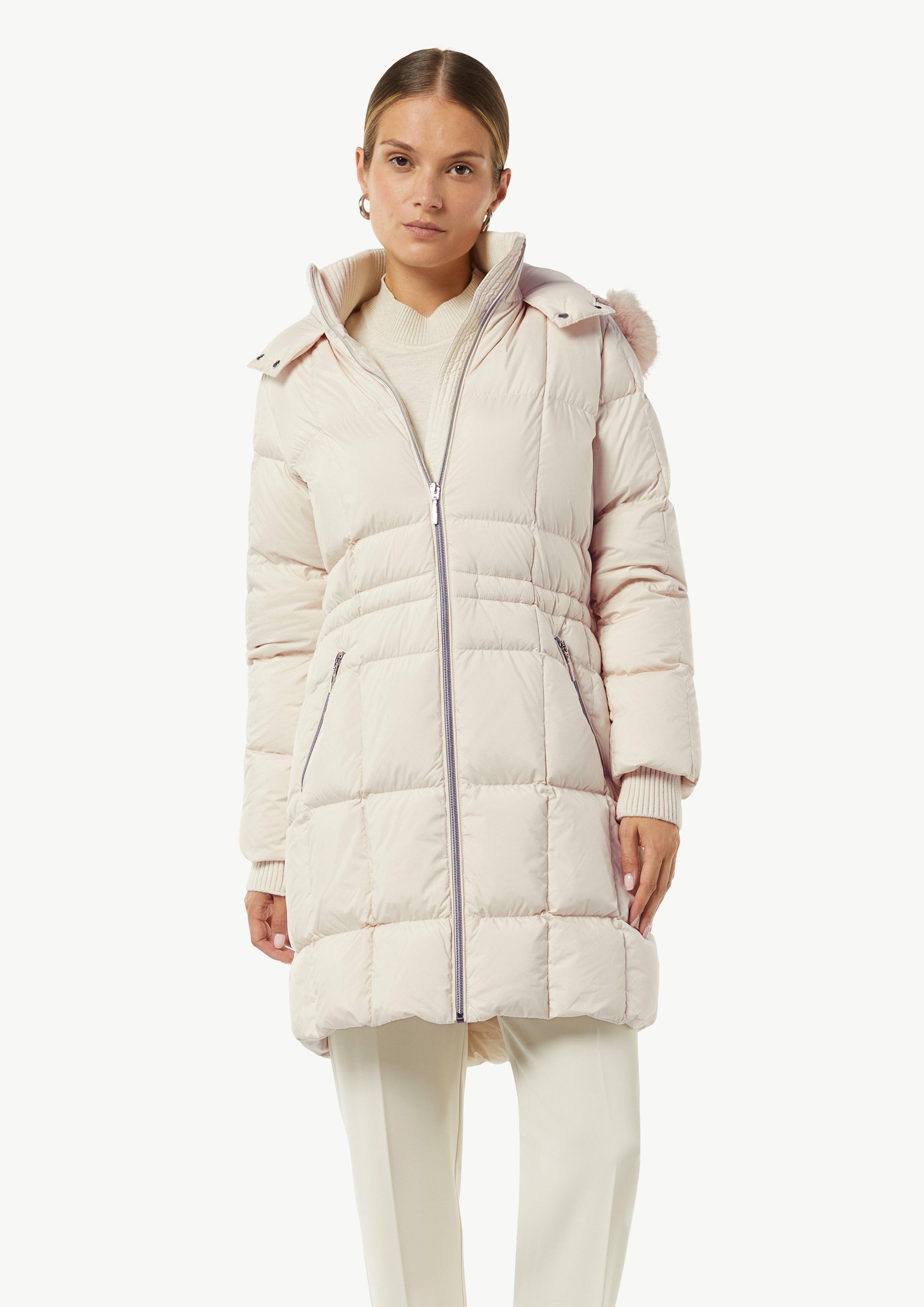Down jacket with quilting - light beige | Comma Down jacket with quilting - light beige | Comma