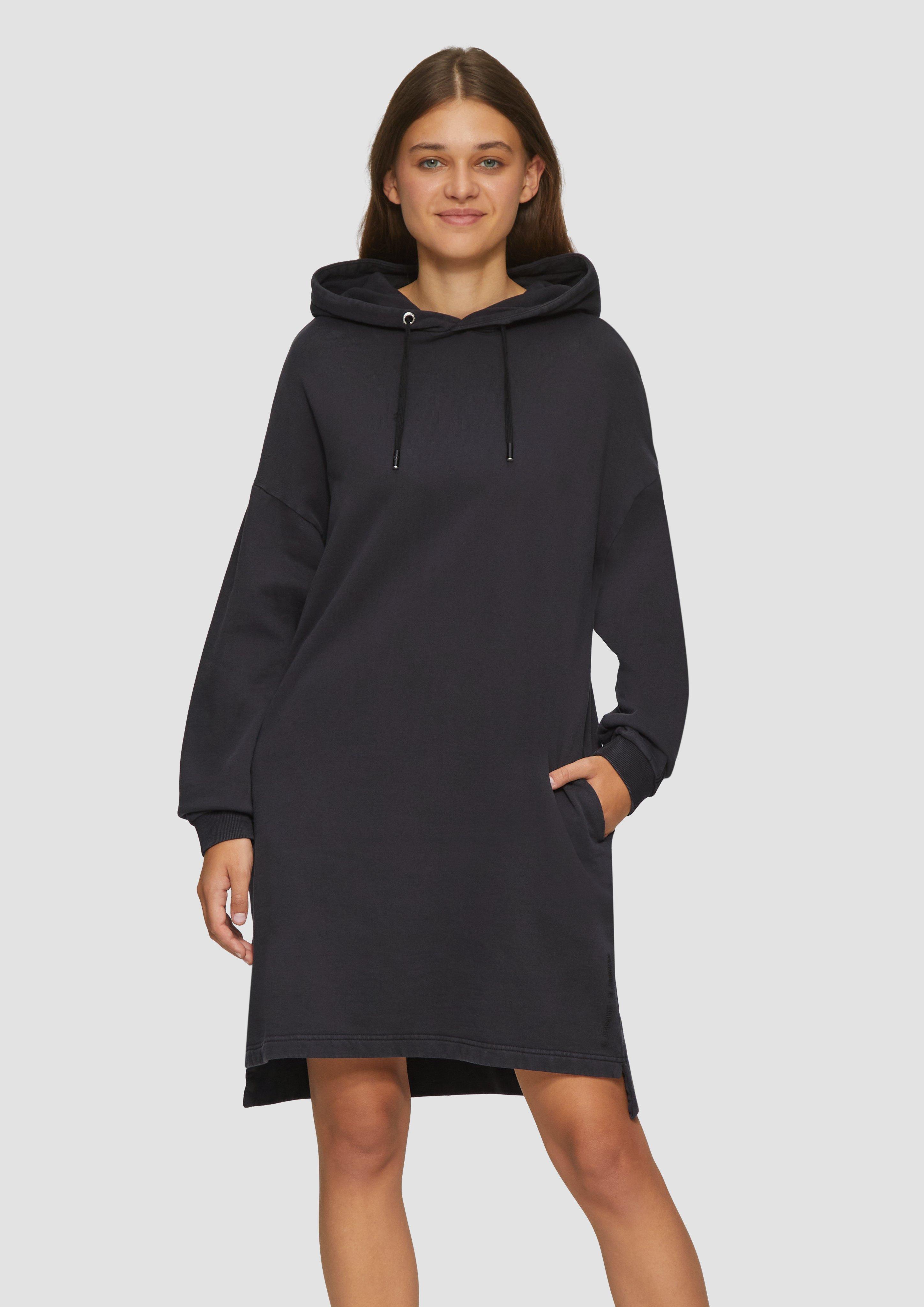 S.Oliver Sweatshirtkleid mit Kapuze und Eingrifftaschen