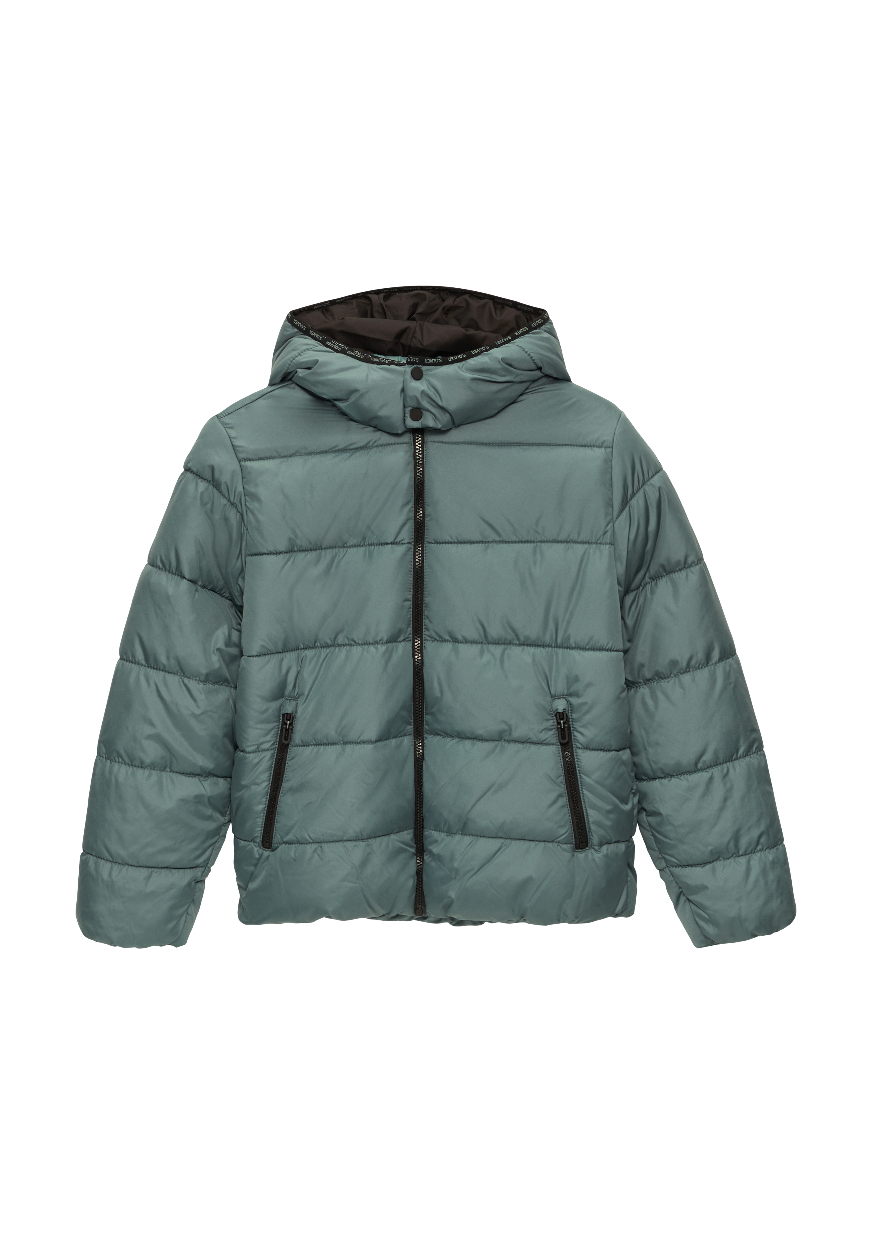 s.Oliver - Wärmende Steppjacke mit Fleece-Futter, Jungen, grau