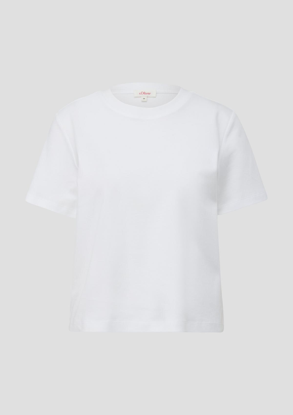 s.Oliver T-shirt en coton à col rond