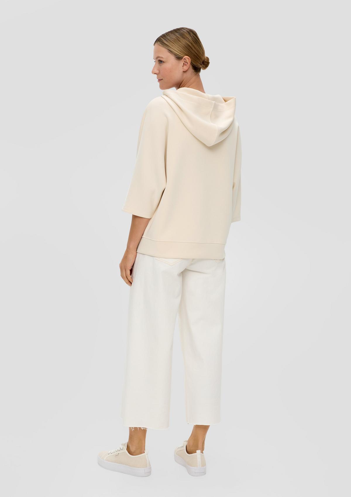 s.Oliver Scuba sweatshirt with batwing sleeves