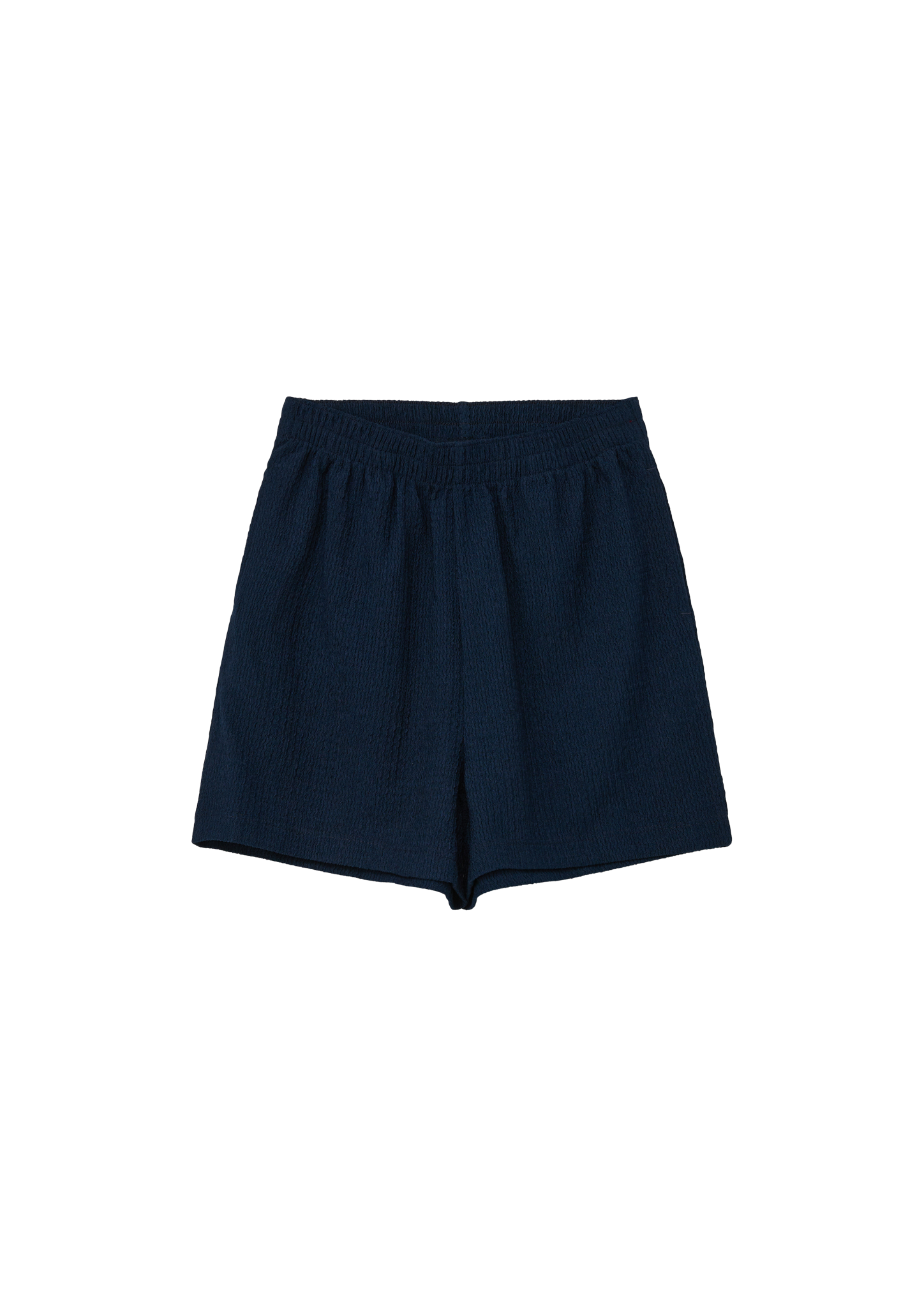 s.Oliver - Crêpe-Shorts mit Elastikbund, Kinder, blau