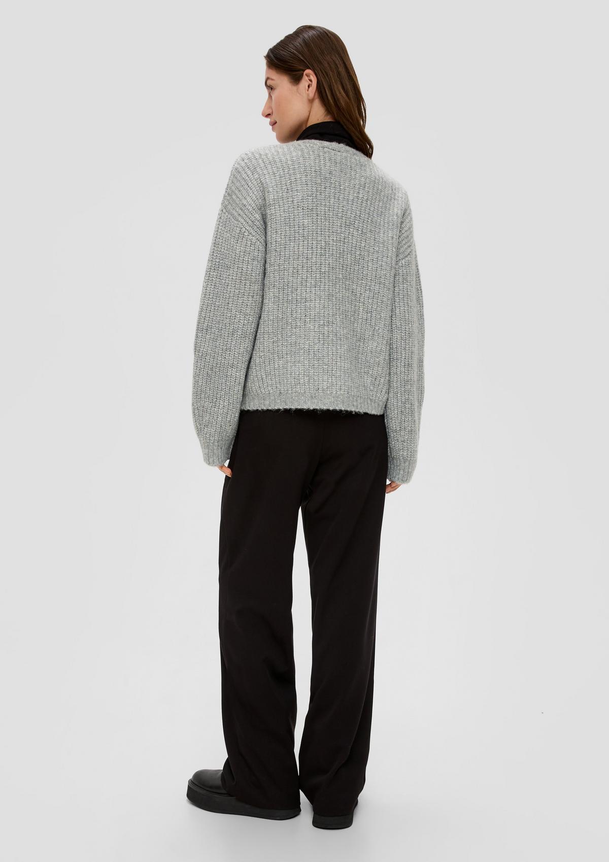 s.Oliver Cropped knitted cardigan