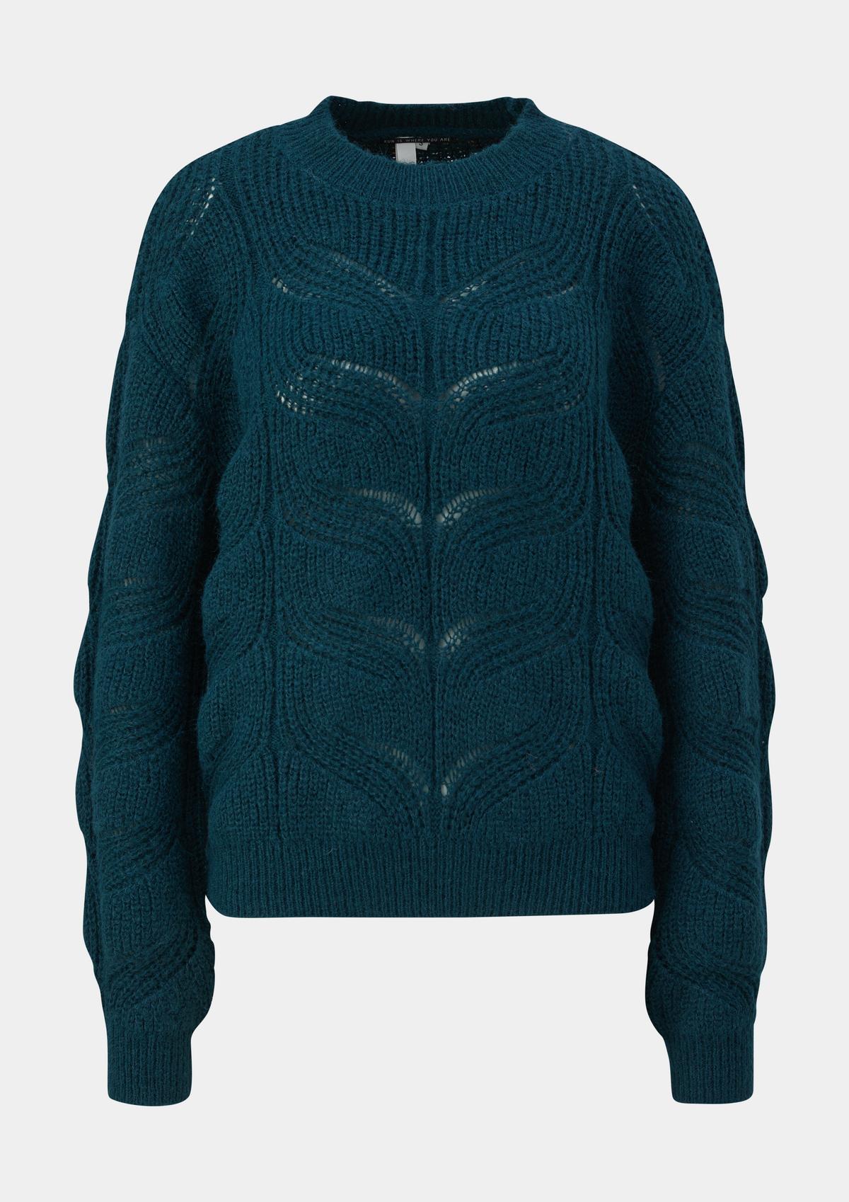 s.Oliver Pletený pulovr s copánkovým vzorem