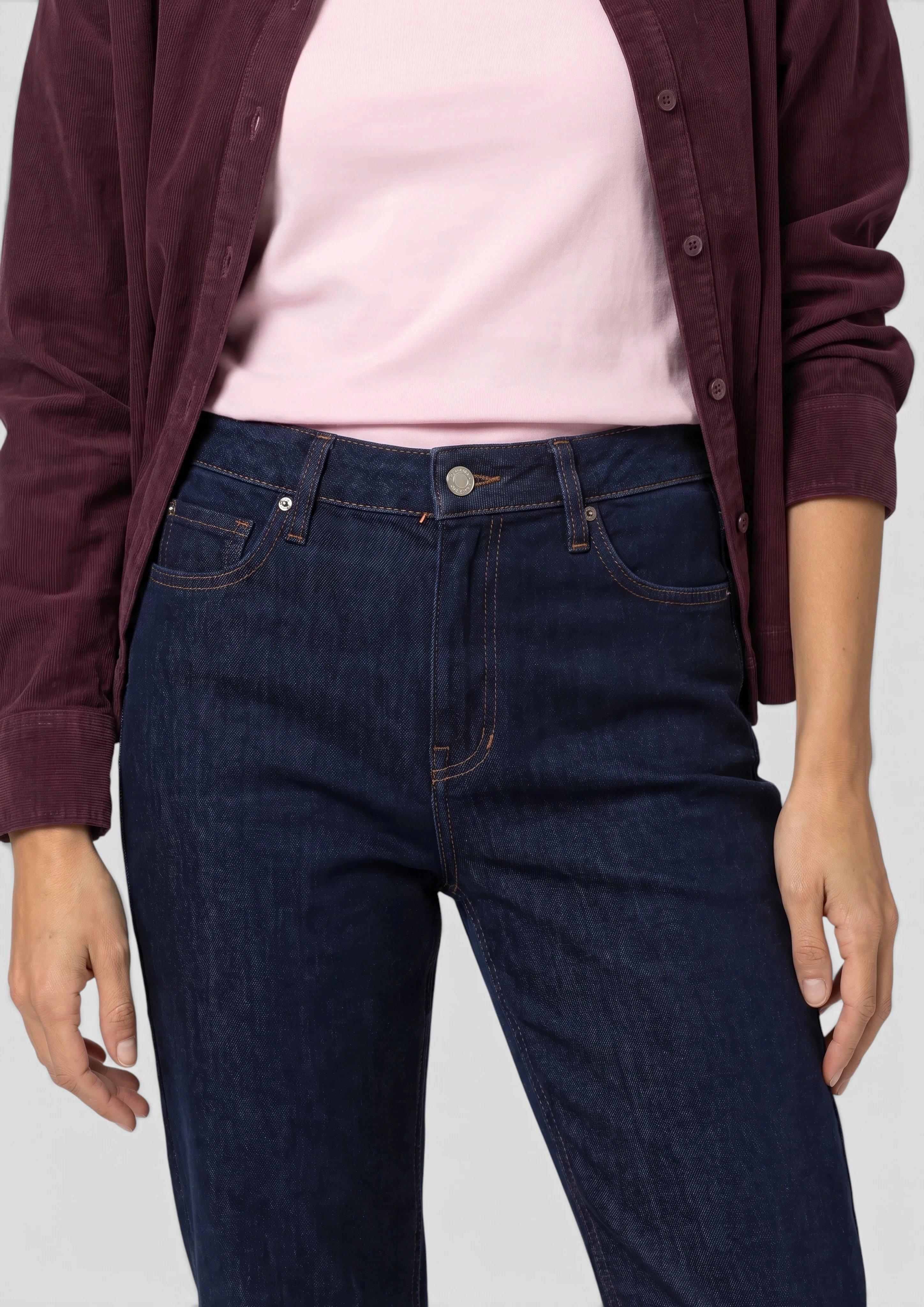 Damen Jeans Karolin / Mid Rise / Straight Fit in blau von s.Oliver