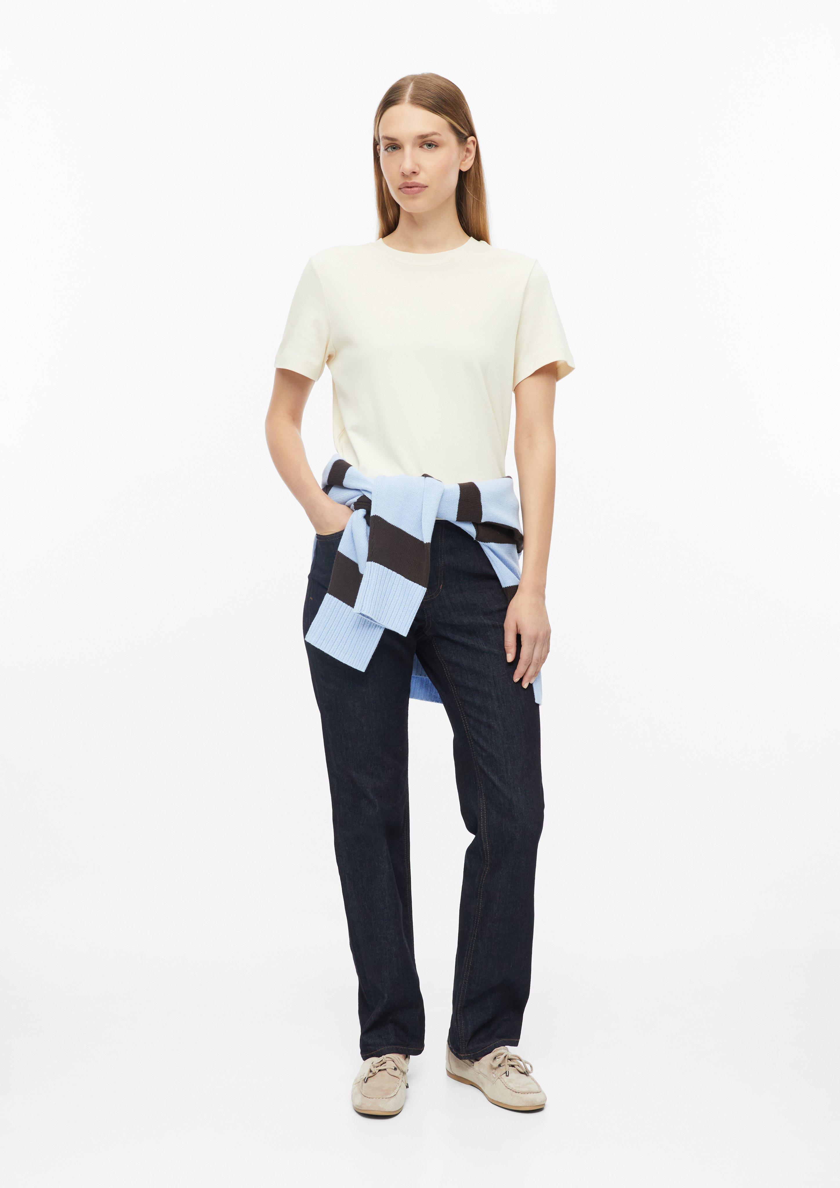 Femmes Jeans Karolin / Regular Fit / Mid Rise / Straight Leg en bleu de s.Oliver
